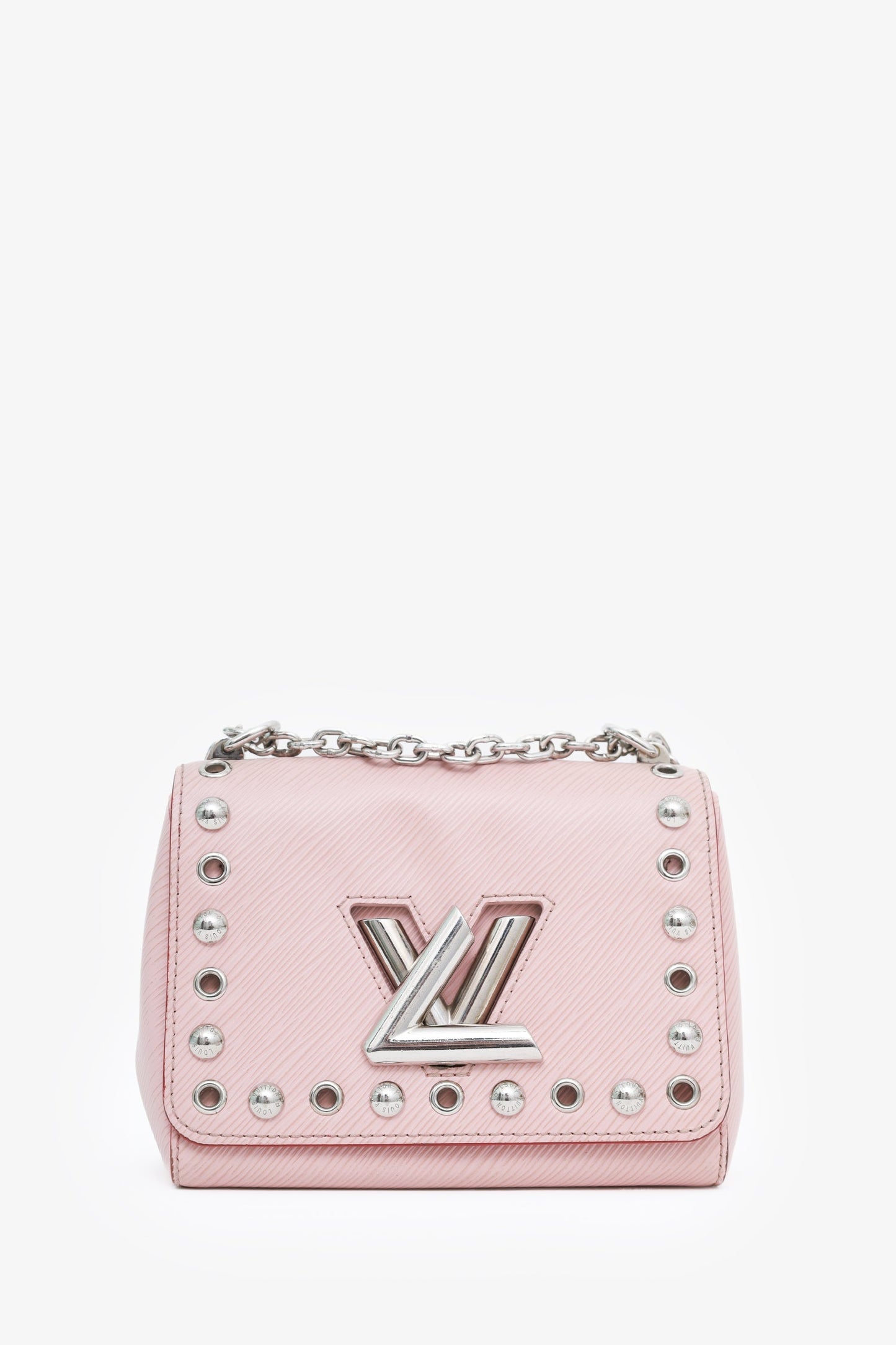 Louis Vuitton 2018 Pink Epi Leather Studded Twist PM