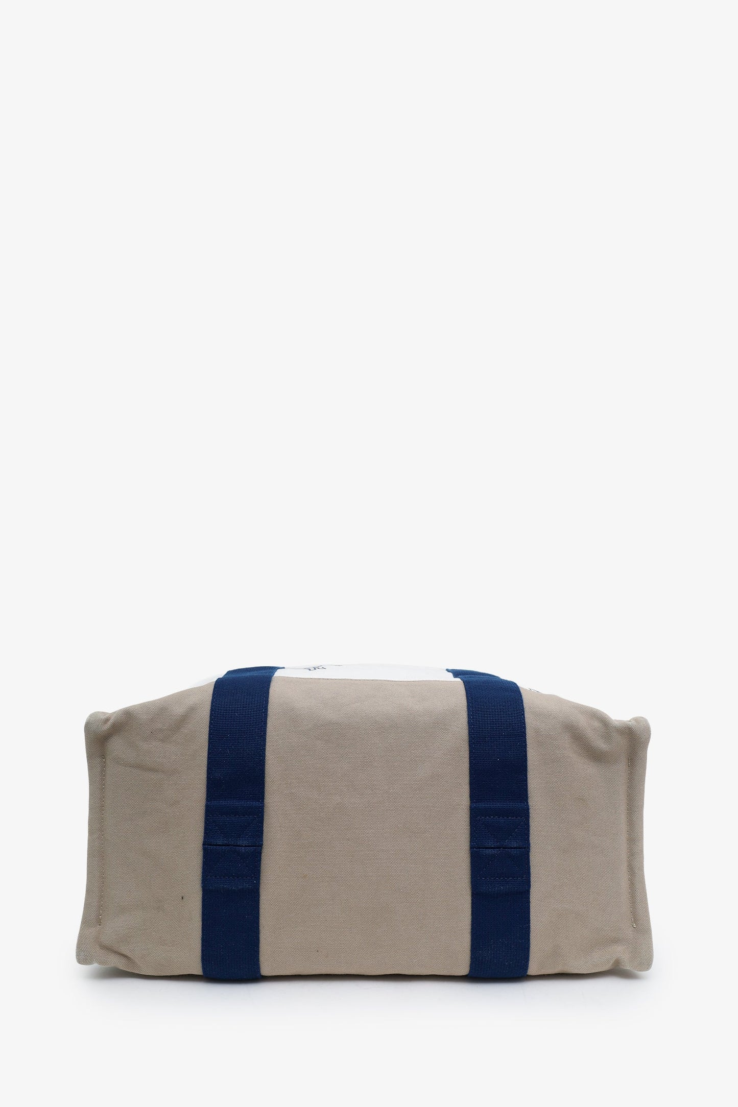 Hermes Bleu Marine Canvas Adada Nappy Bag