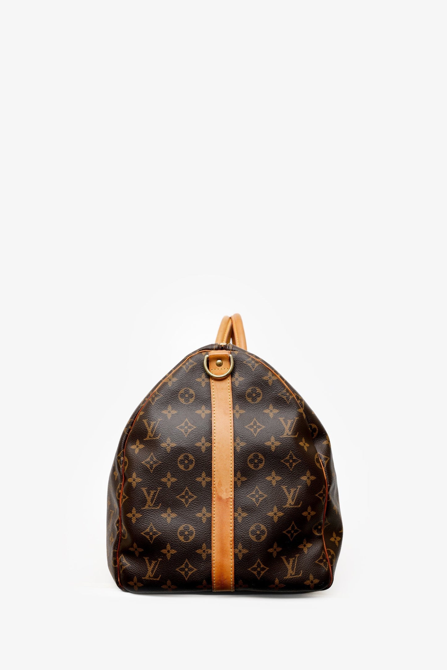 Louis Vuitton 2018 Monogram Canvas/Leather Keepall Bandoulière 55 With Strap