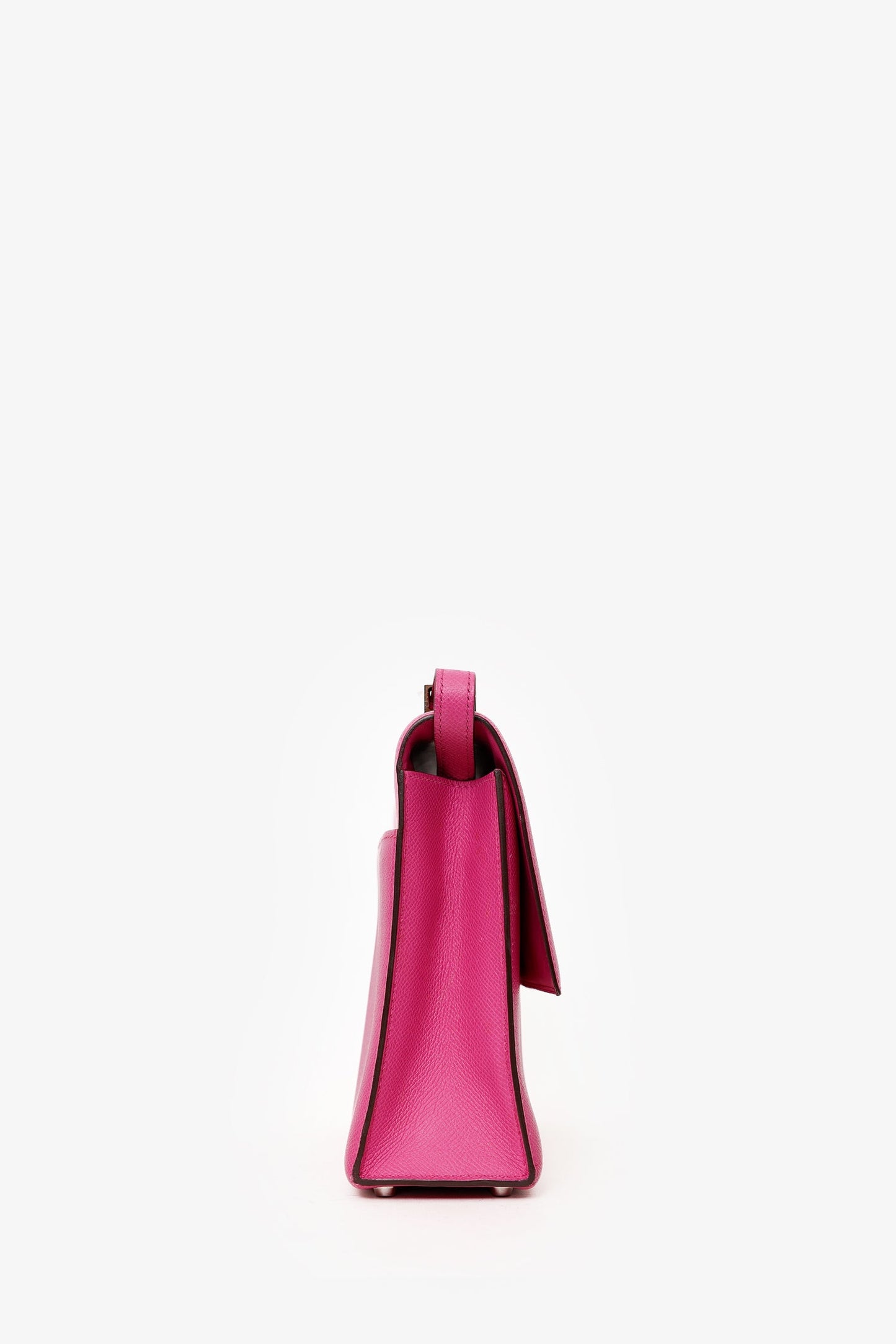 Hermès 2018 Rose Pourpre Epsom Leather Verrou 23 Shoulder Bag