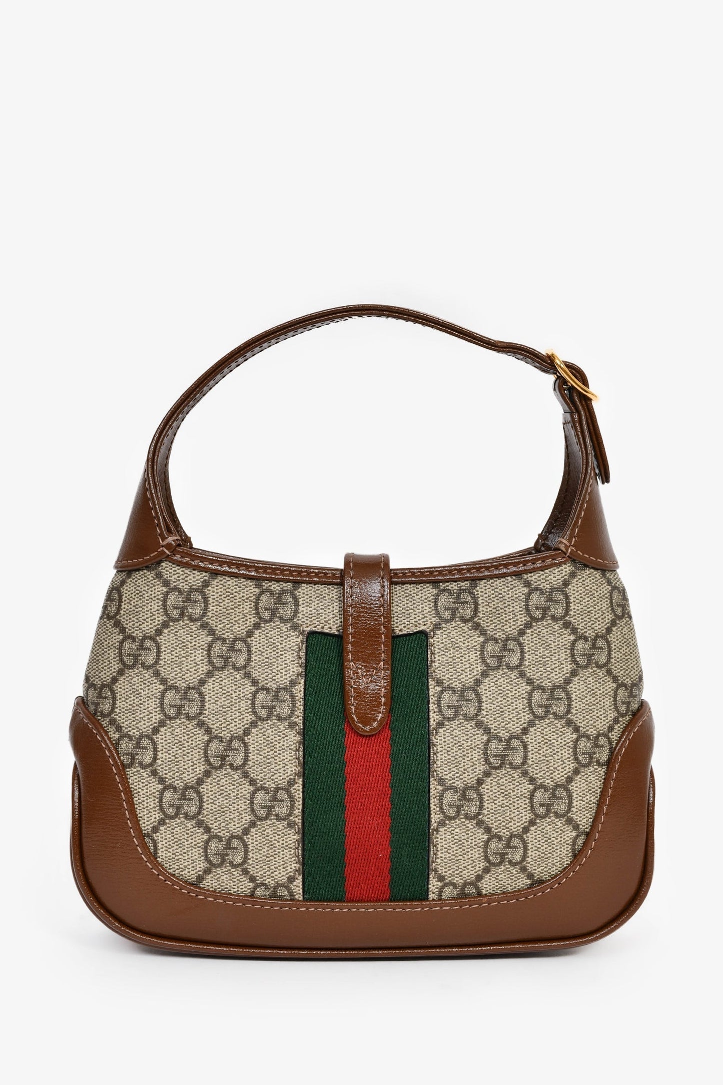 Gucci GG Supreme Canvas/Brown Leather Mini 'Jackie 1961'