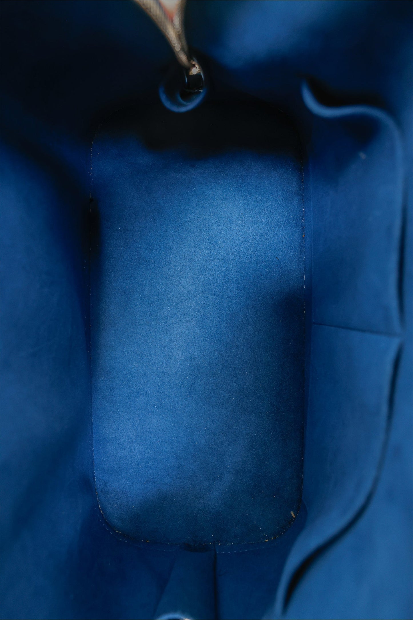 Louis Vuitton 2014 Blue Epi Leather Alma PM Top Handle Bag