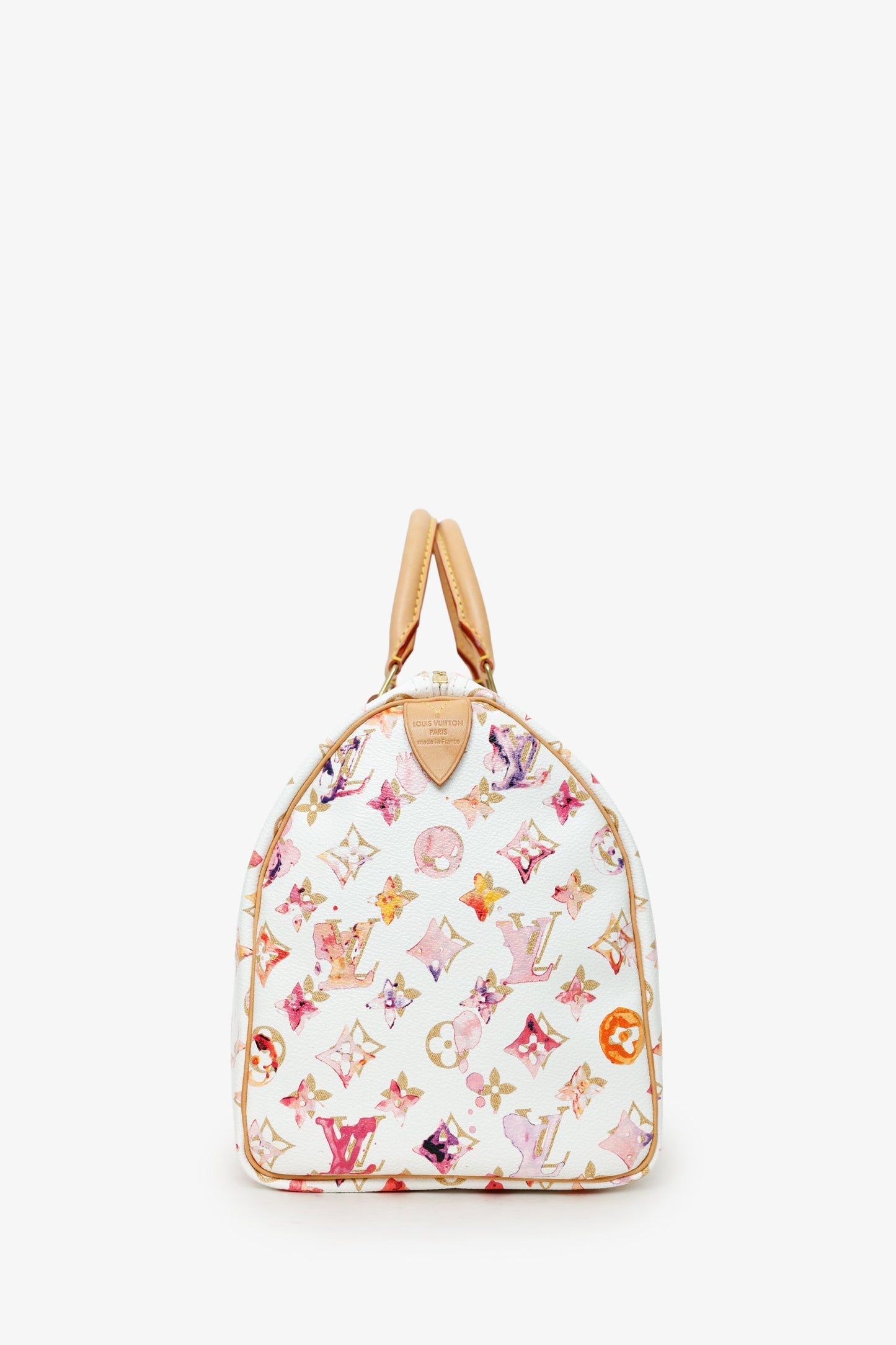 Louis Vuitton Limited Edition Richard Prince Monogram Watercolour Aquarelle Speedy 30 Bag