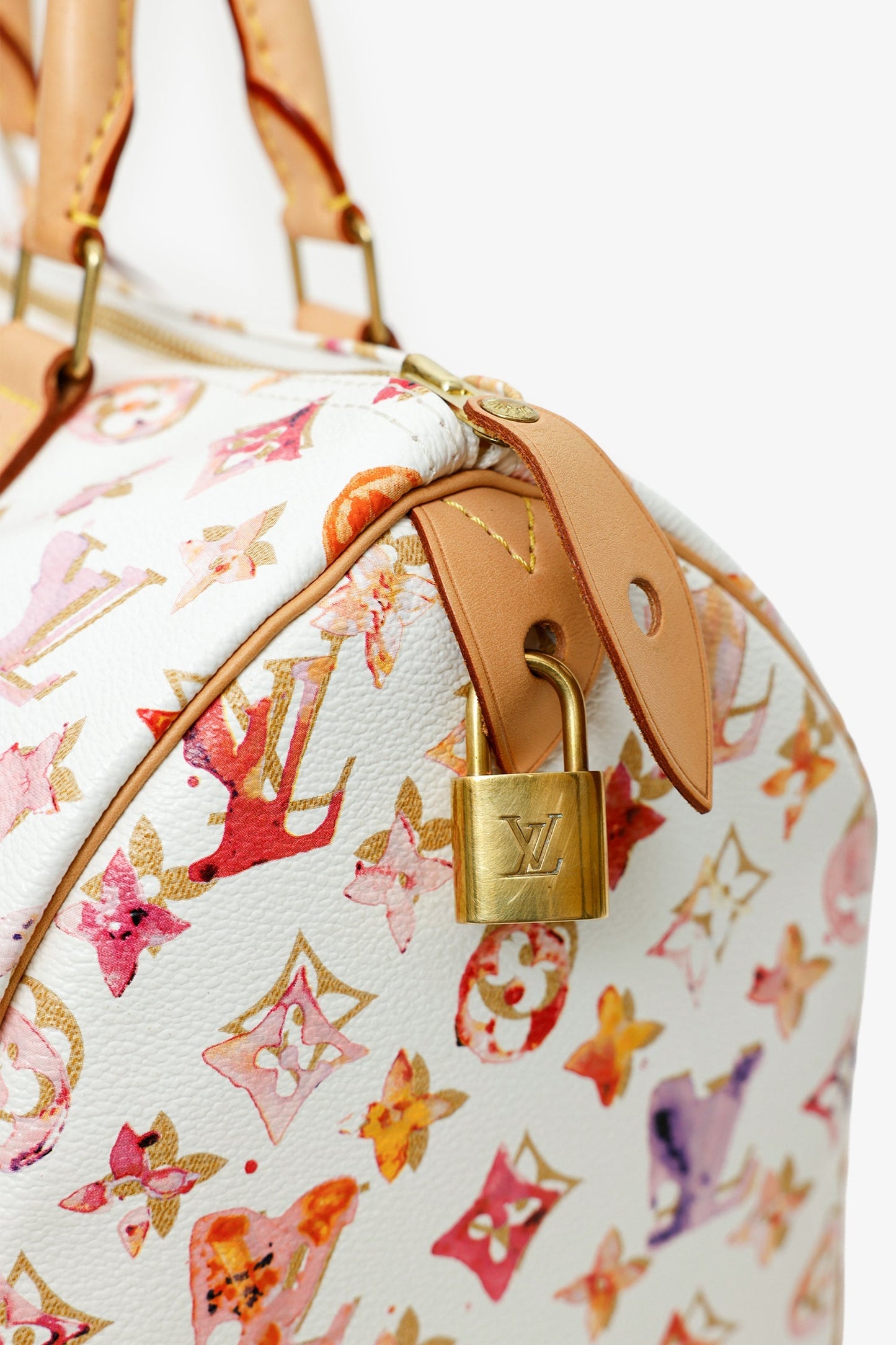 Louis Vuitton Limited Edition Richard Prince Monogram Watercolour Aquarelle Speedy 30 Bag