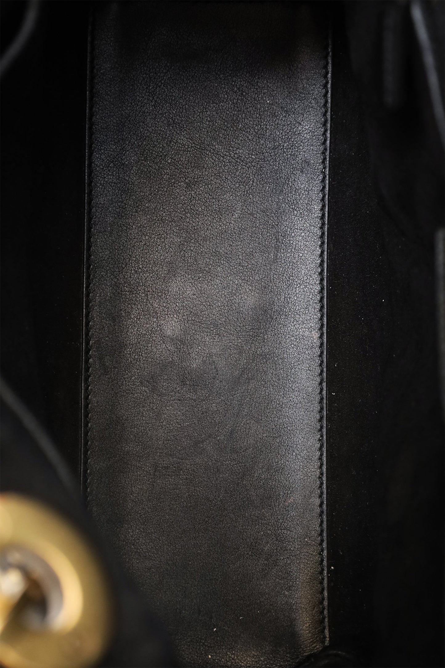 Christian Dior 2017 Black Studded Lambskin Cannage Supple Small Lady Dior
