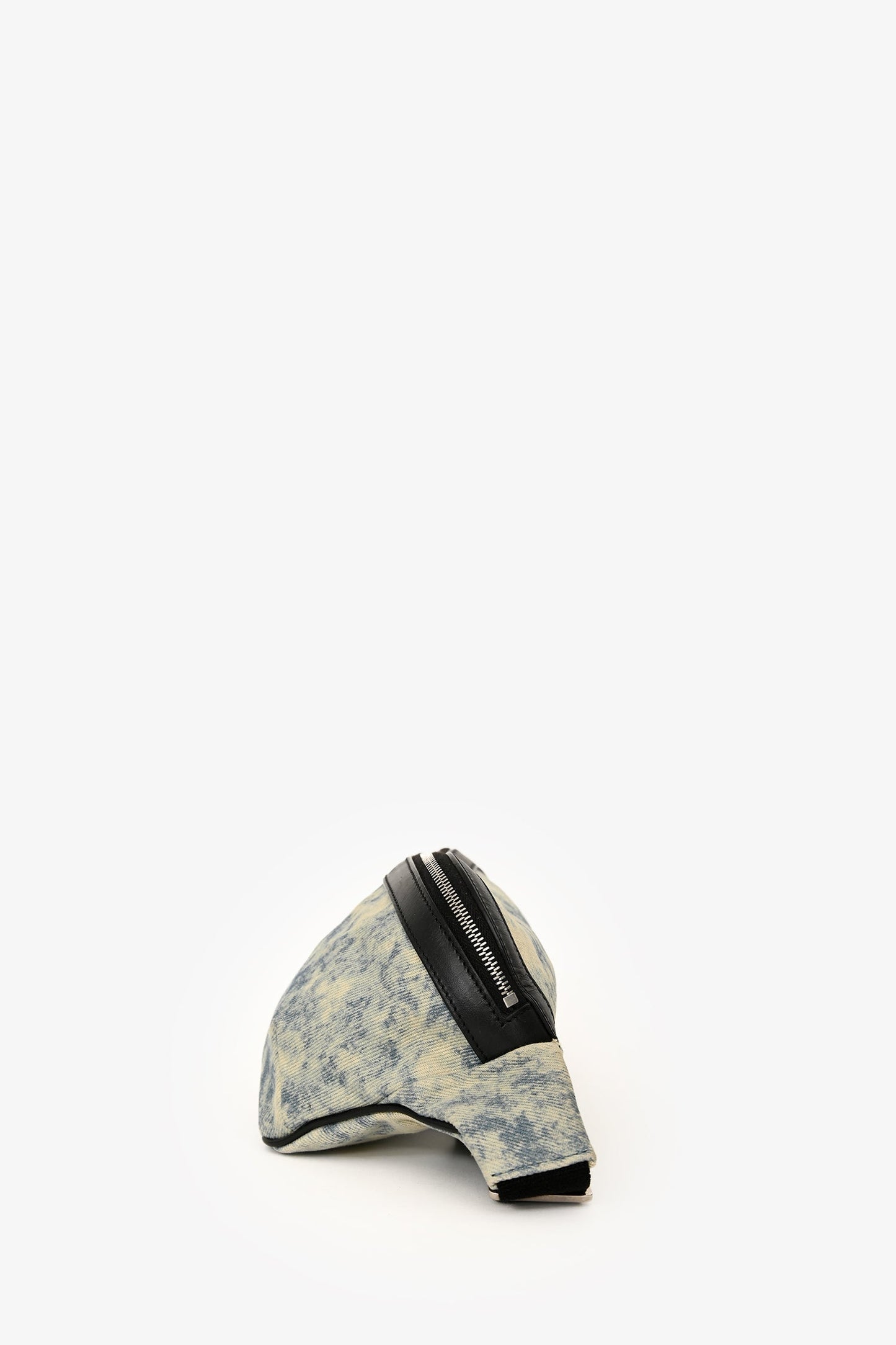 Saint Laurent 2020 Faded Blue Bleached Denim Belt Bag