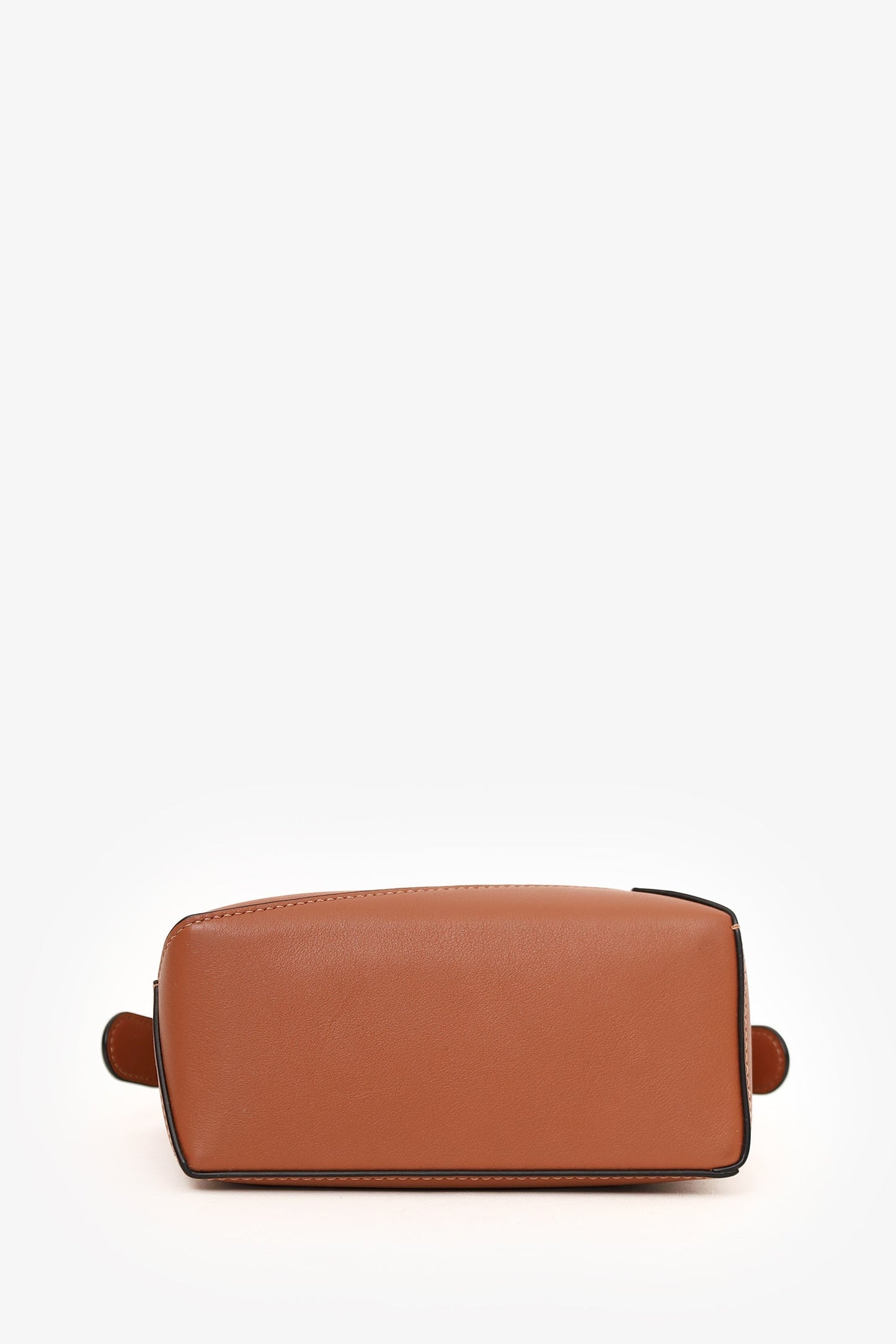 Loewe Brown Leather Mini Puzzle Crossbody With Strap
