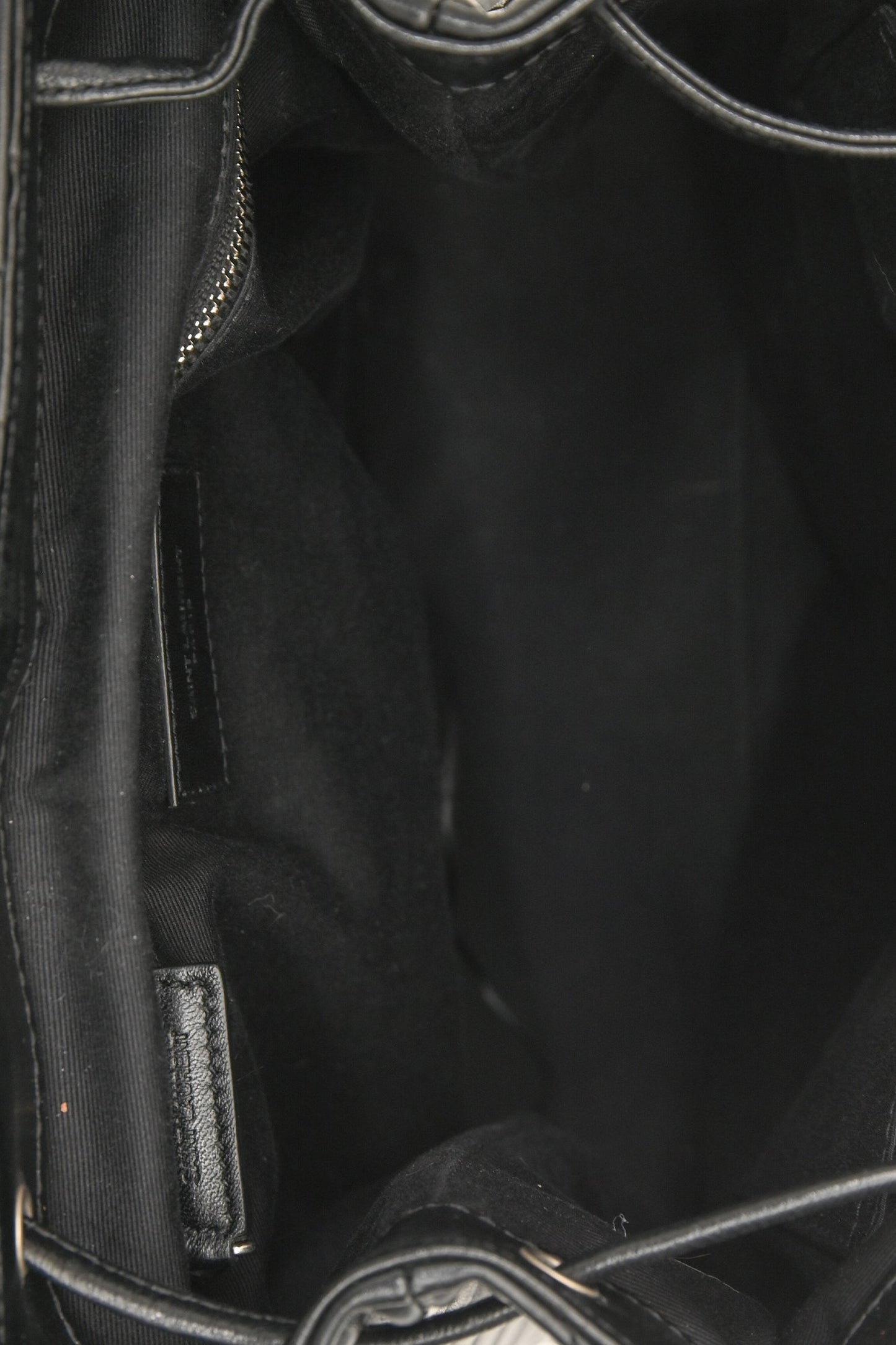 Saint Laurent Black Leather Medium LouLou Backpack