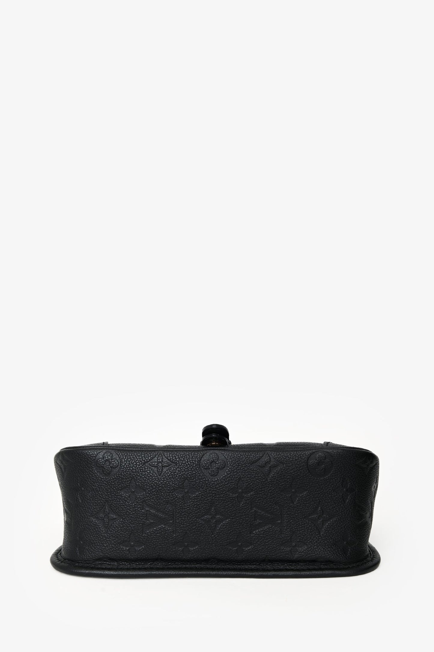 Louis Vuitton Black Leather Monogram Empreinte 'Diane' Crossbody Bag
