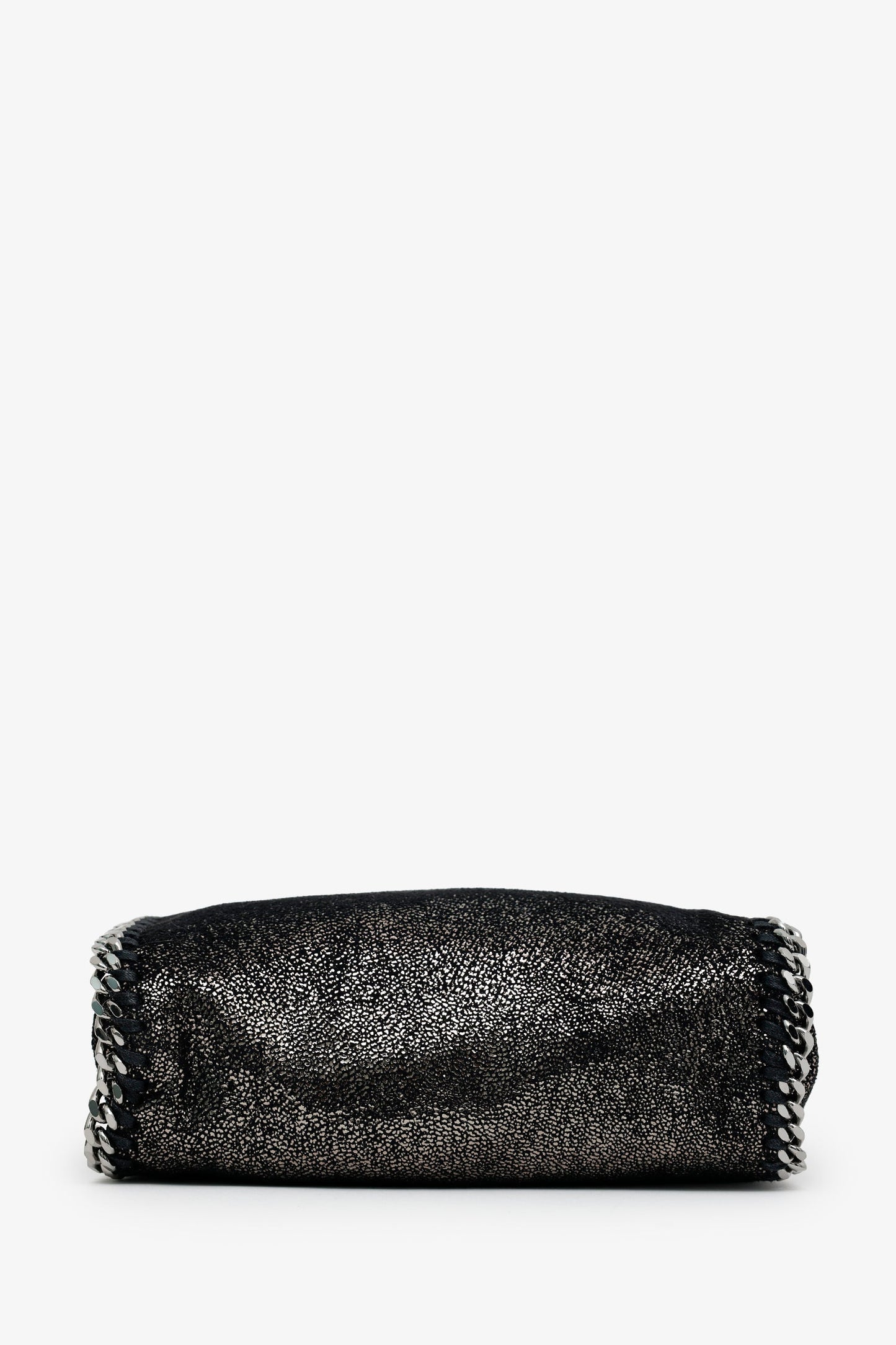 Stella Mccartney Black Faux Suede Mini Falabella Shoulder Bag