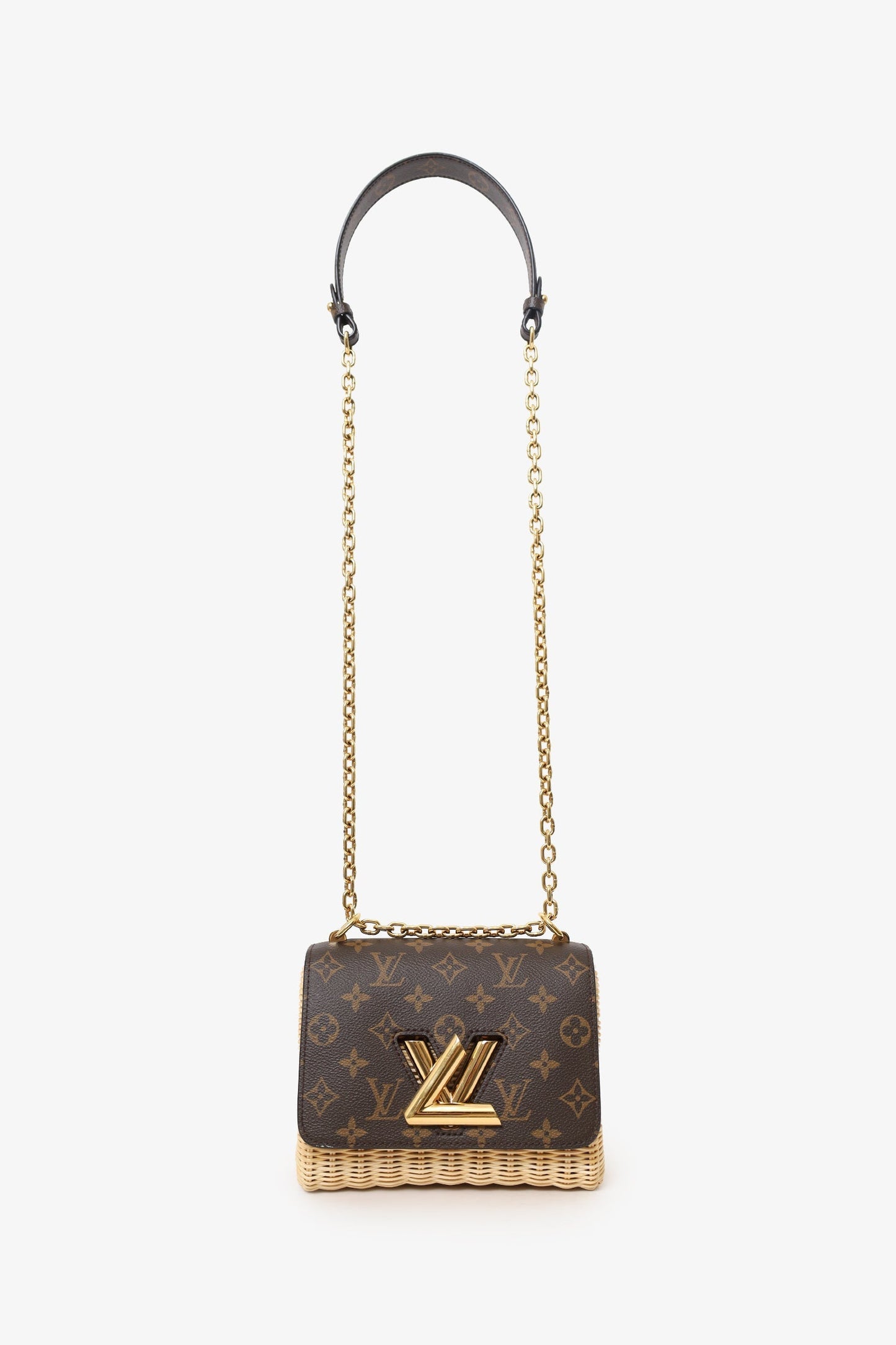 Louis Vuitton Monogram Wicker Twist PM Shoulder Bag