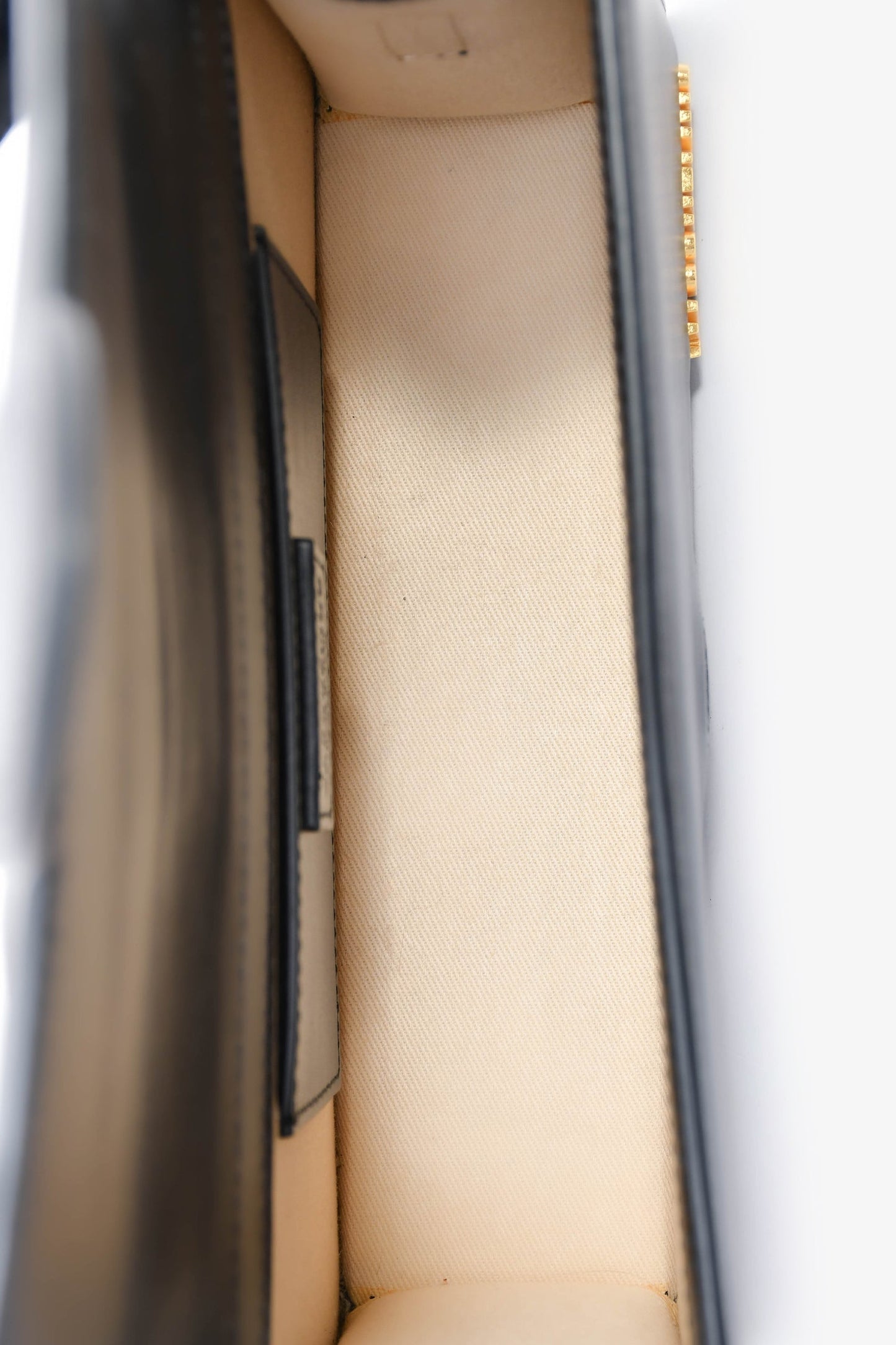 Jacquemus Black Leather 'Le Bambino' Large Shoulder Bag with Strap