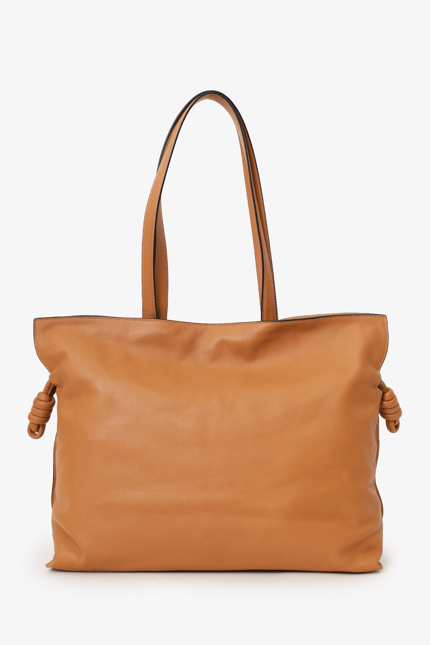 Loewe Brown Nappa Leather Large Flamenco Shoulder Bag