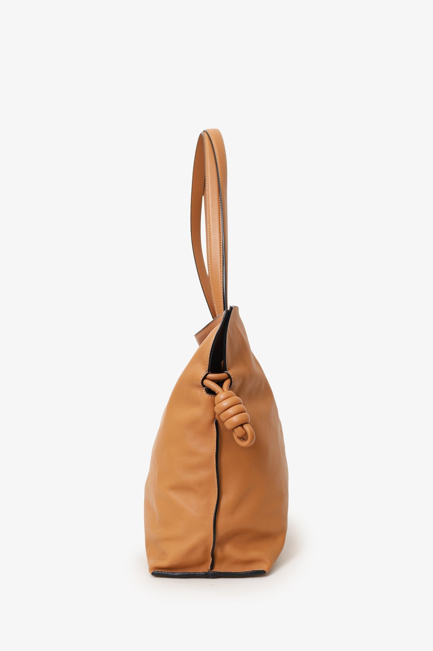 Loewe Brown Nappa Leather Large Flamenco Shoulder Bag