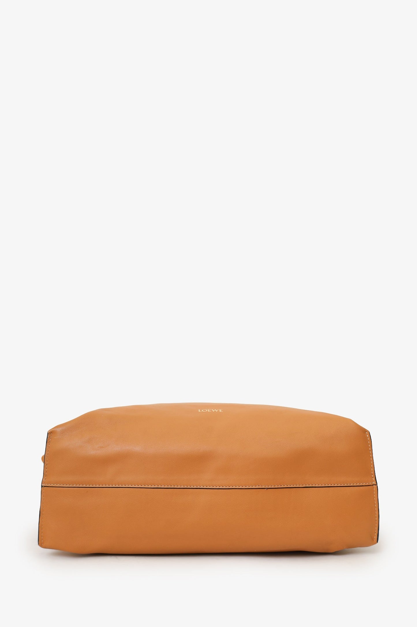 Loewe Brown Nappa Leather Large Flamenco Shoulder Bag
