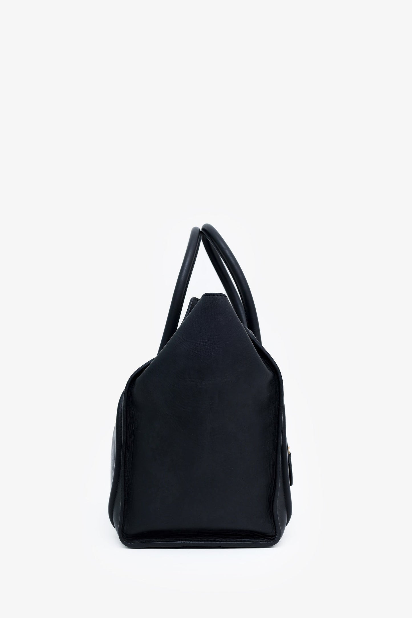 Celine Black Smooth Calfskin Micro Luggage Tote