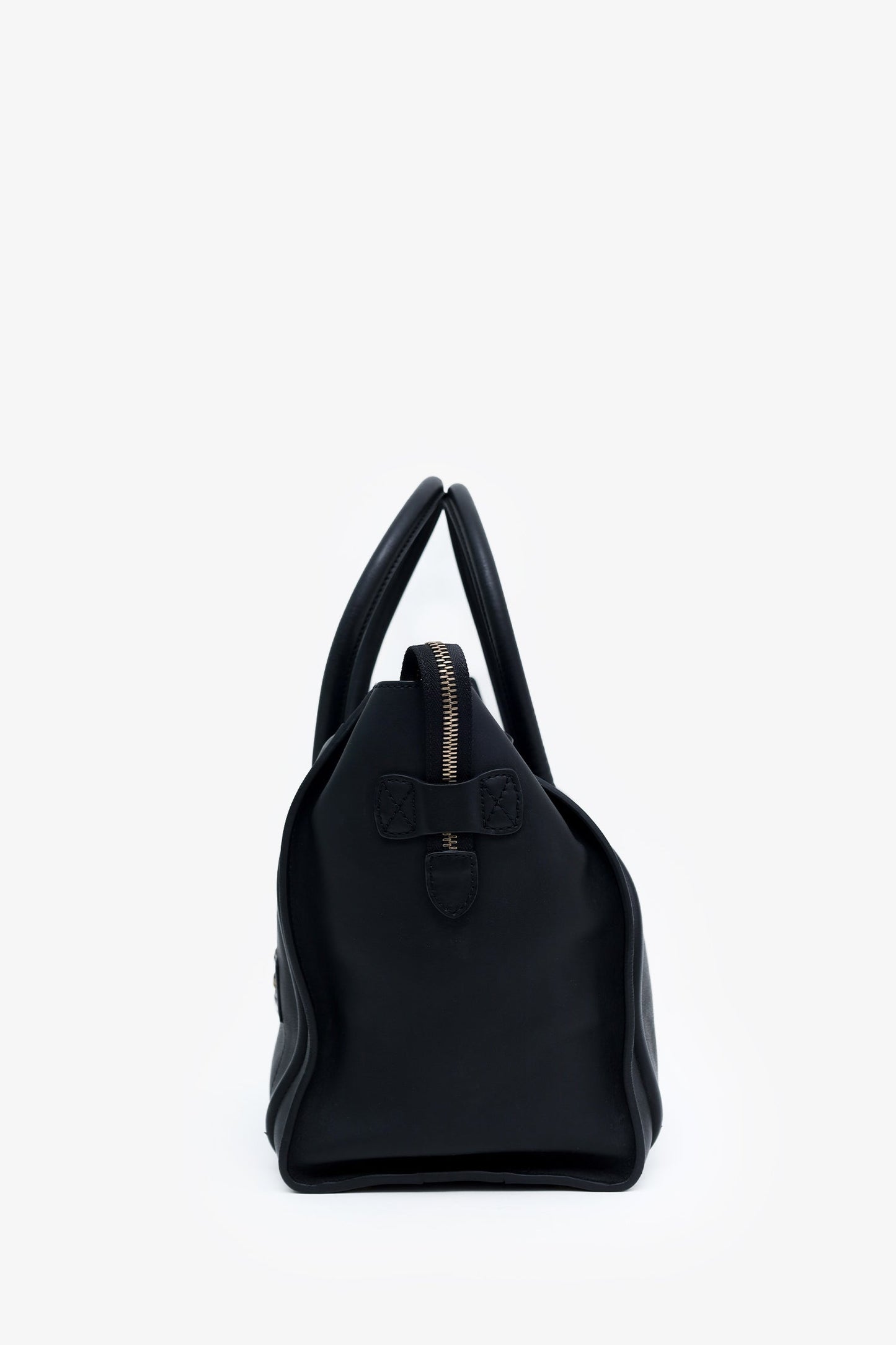 Celine Black Smooth Calfskin Micro Luggage Tote
