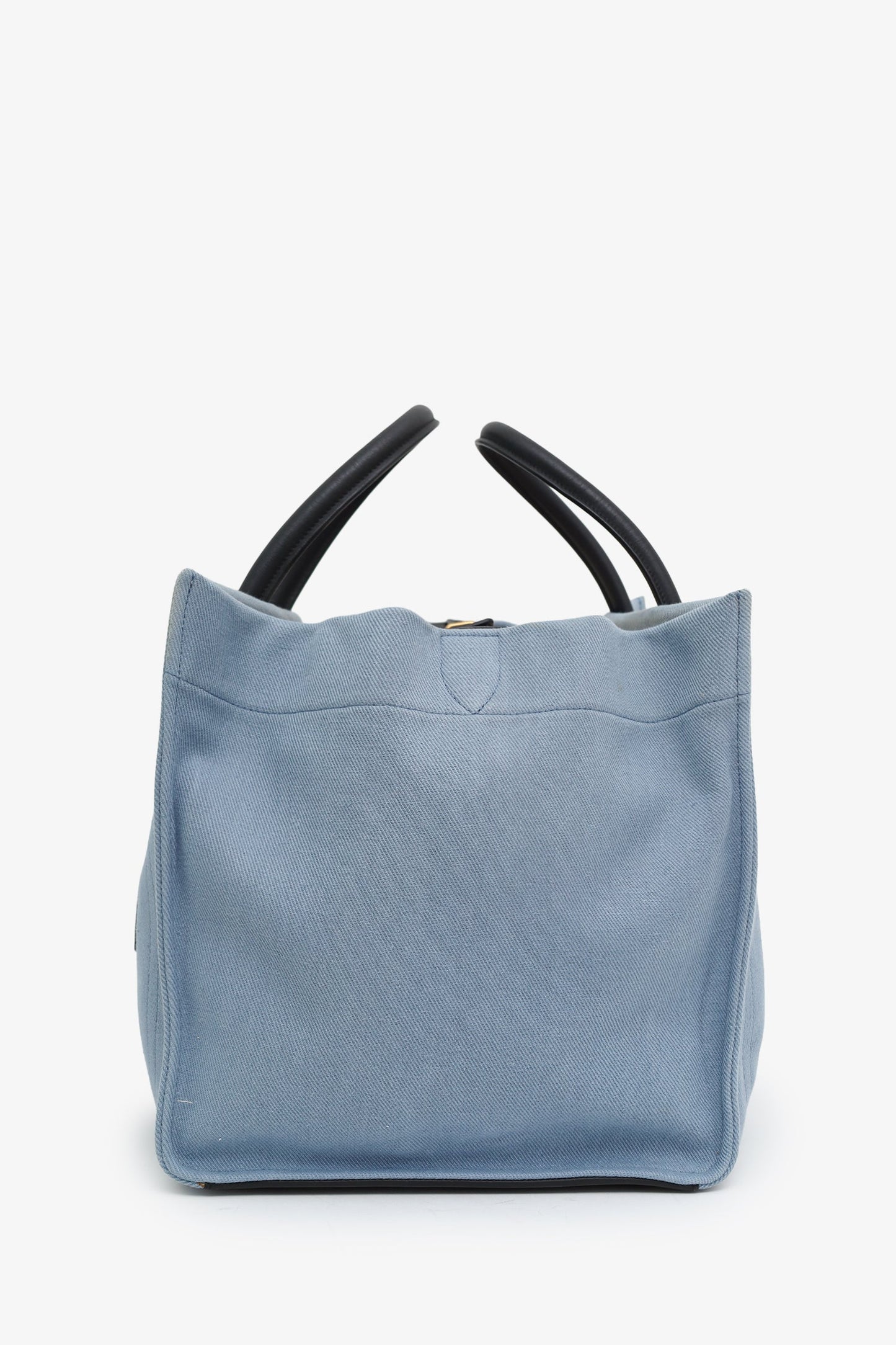 Celine Blue Denim Medium Luggage Phantom Tote