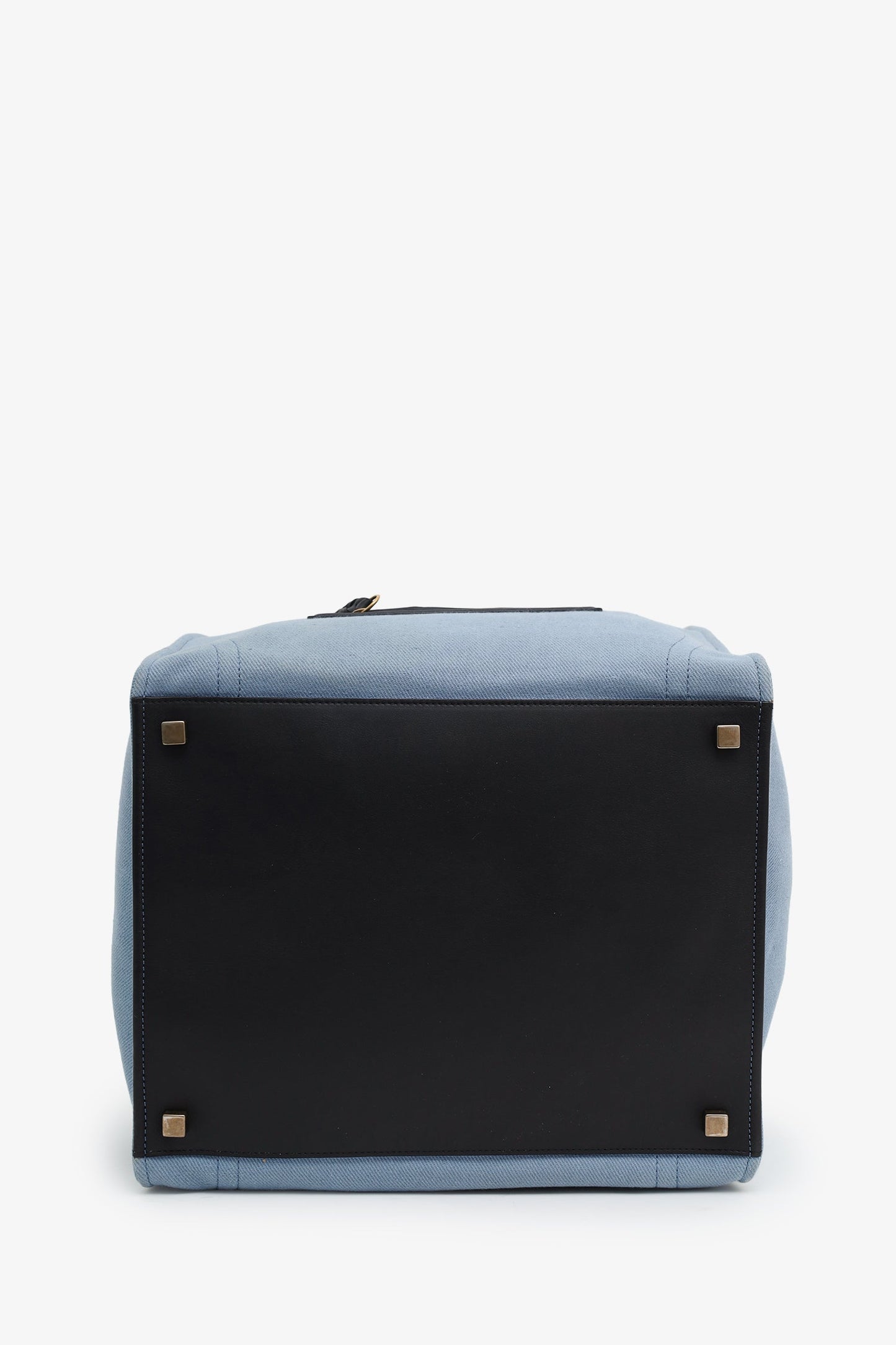 Celine Blue Denim Medium Luggage Phantom Tote