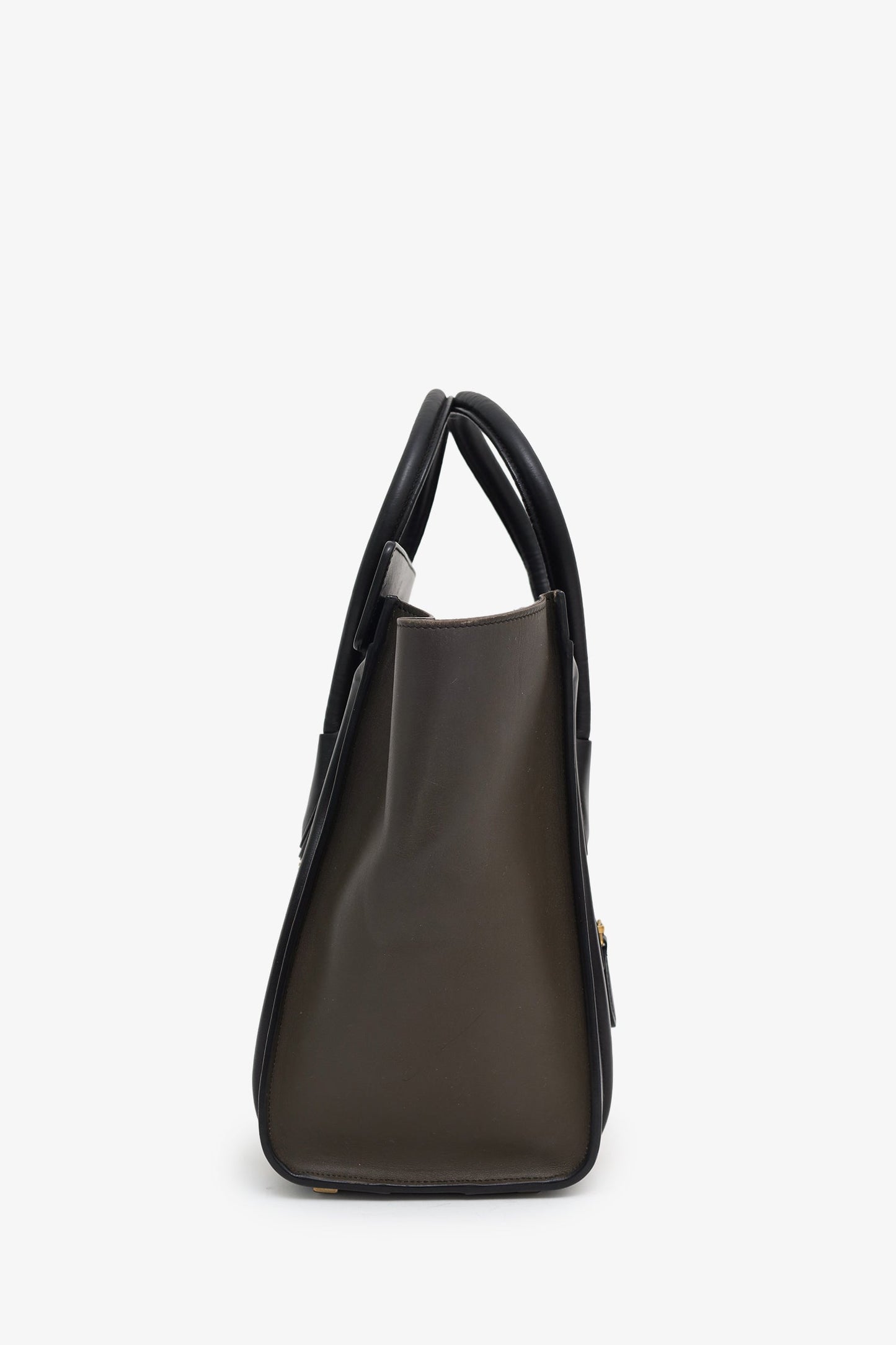 Celine Tricolour Leather/Python Micro Luggage Bag