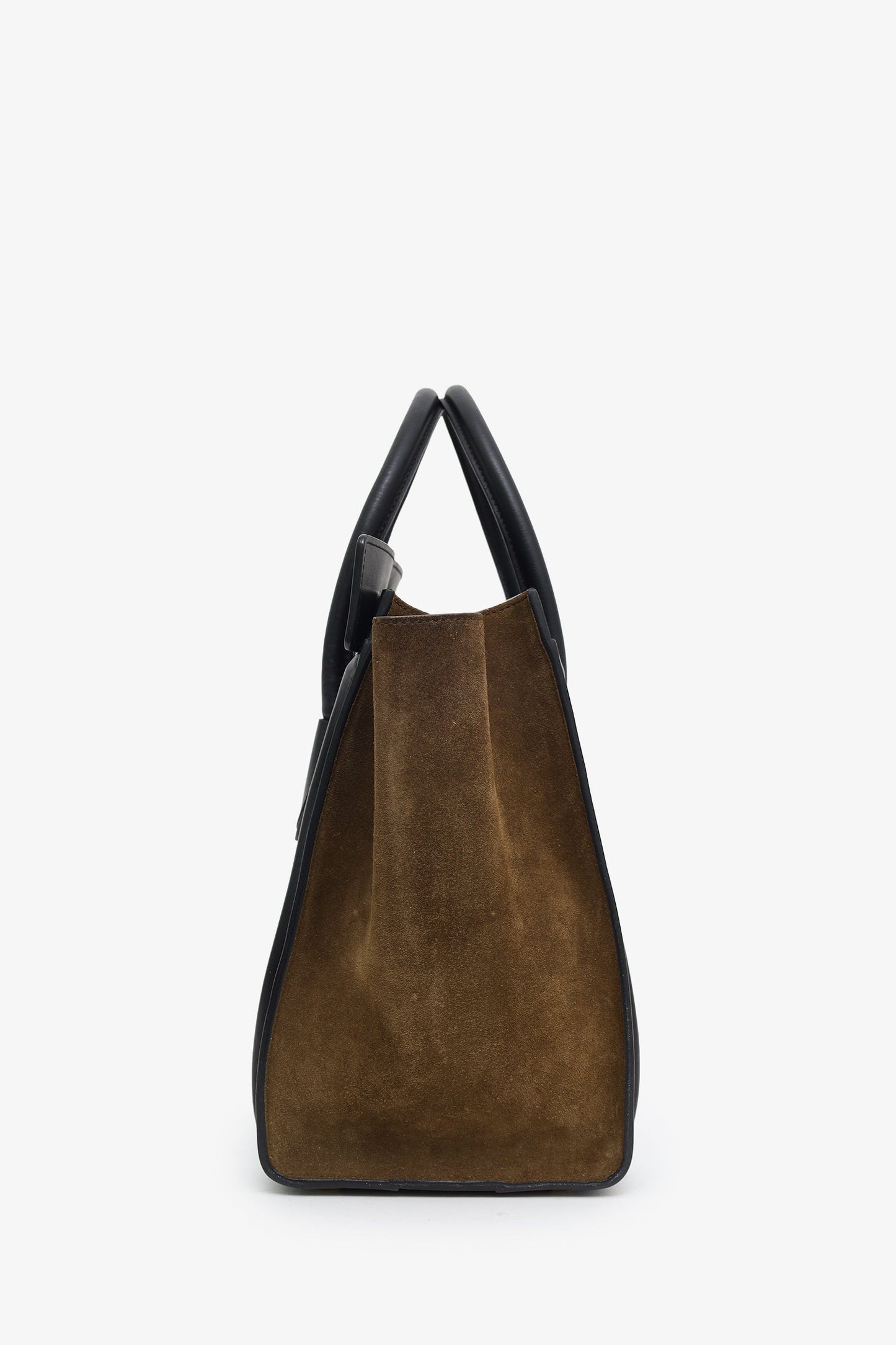 Celine Tricolour Leather/Suede Mini Luggage Tote
