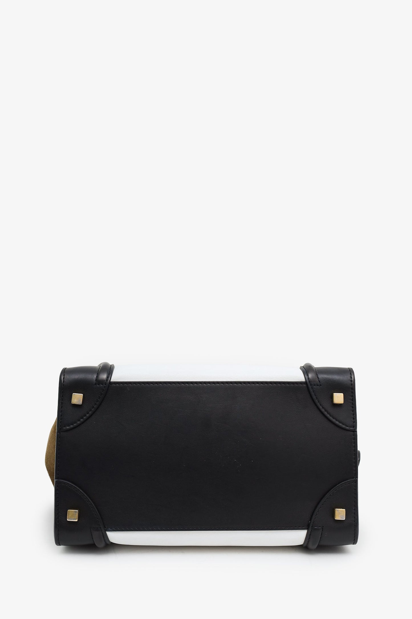 Celine Tricolour Leather/Suede Mini Luggage Tote