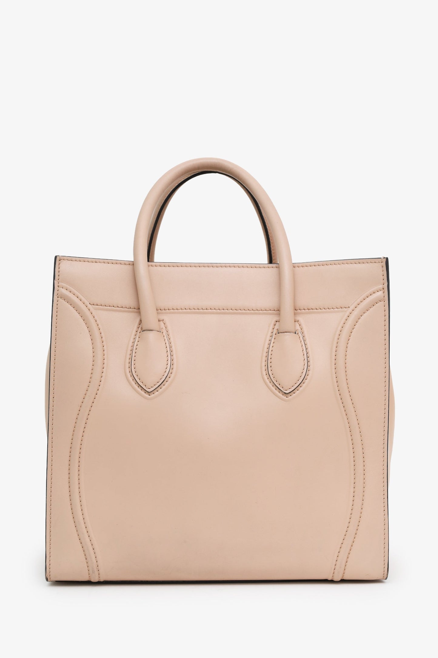 Celine Pink Leather Medium Luggage Phantom Tote
