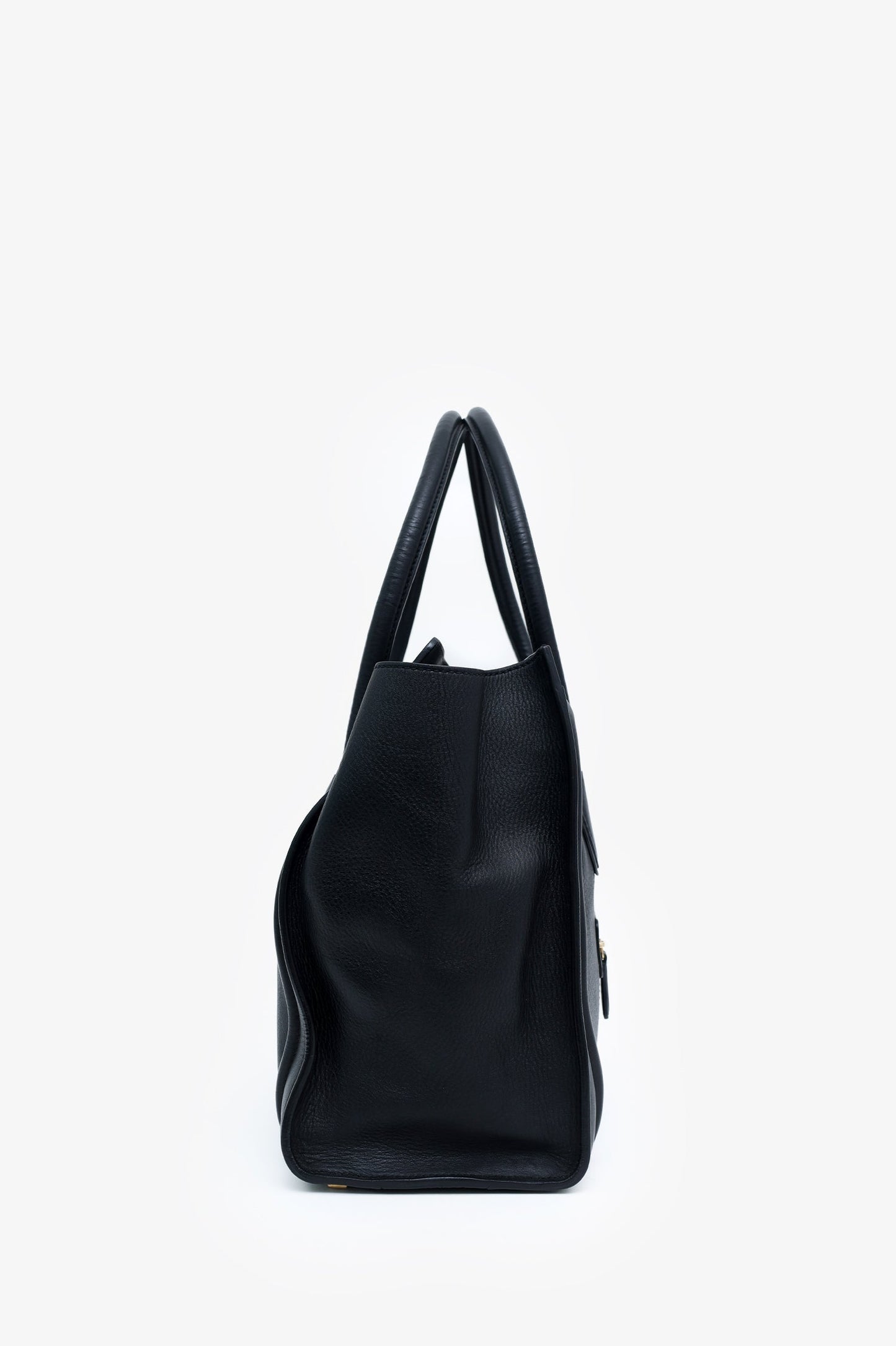 Celine Black Smooth Calfskin Mini Luggage Tote
