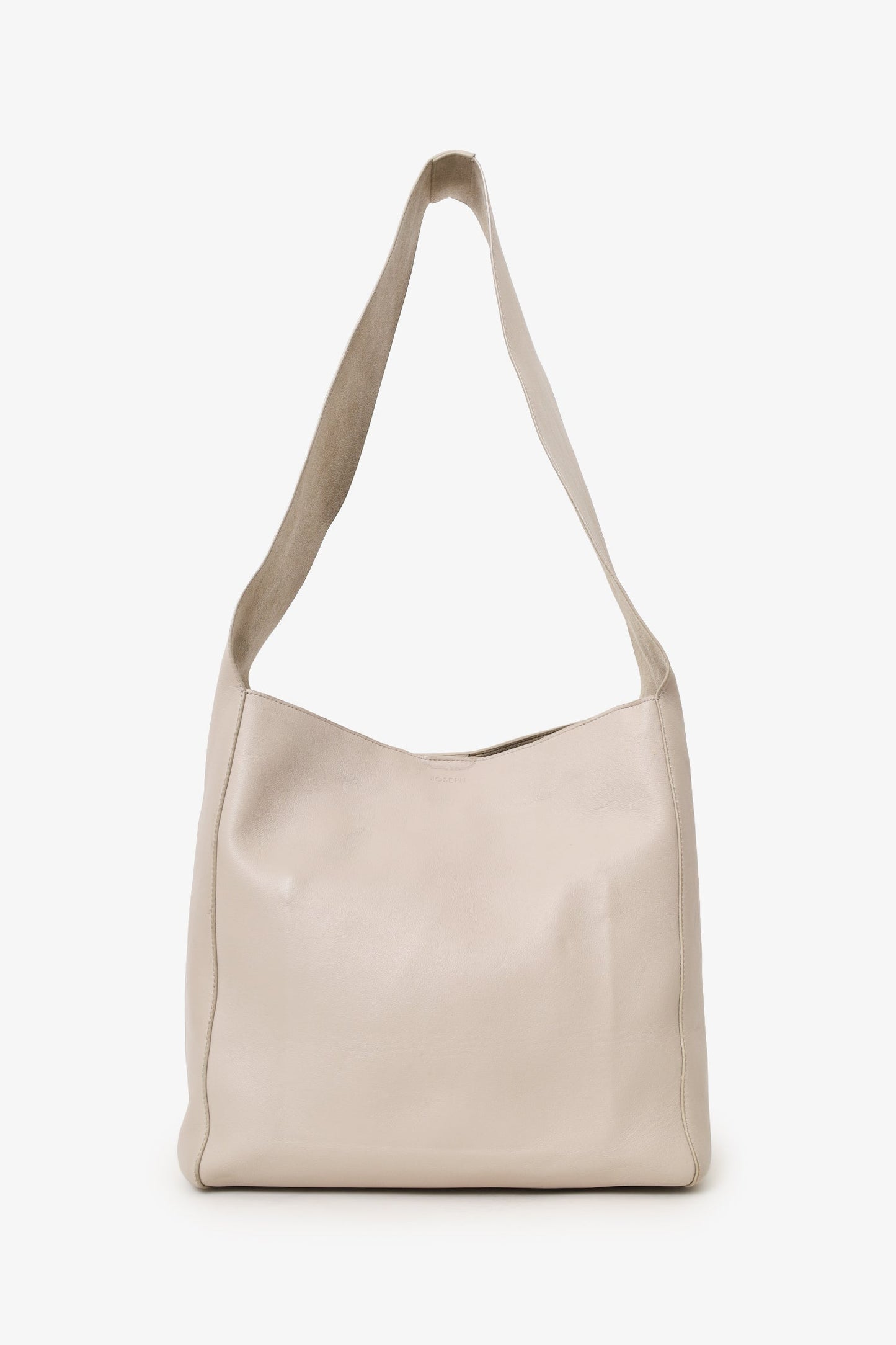 Joseph Taupe Leather Cozumel Tote