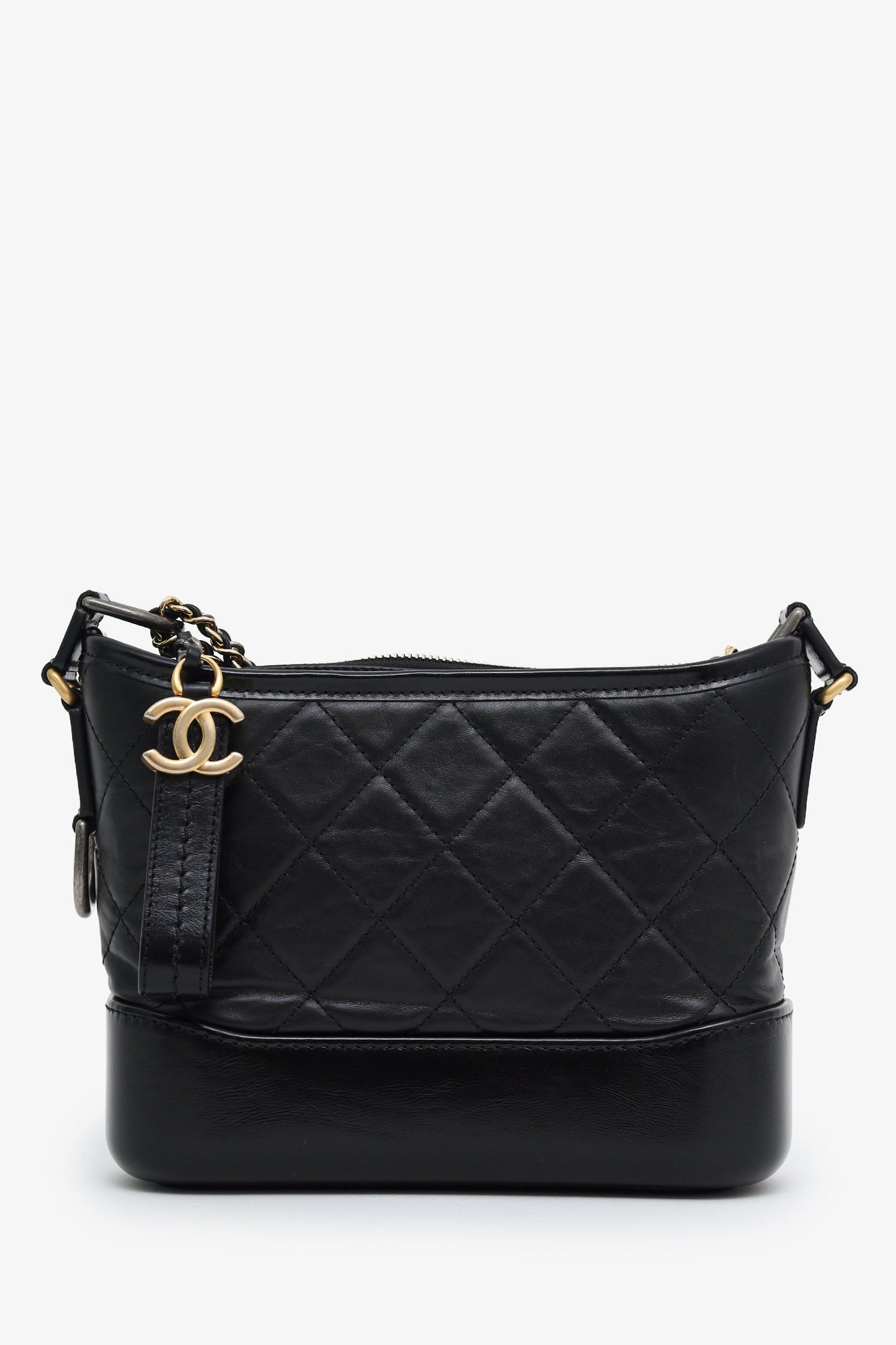 Chanel™ Black Lambskin Leather Small Gabrielle Bag