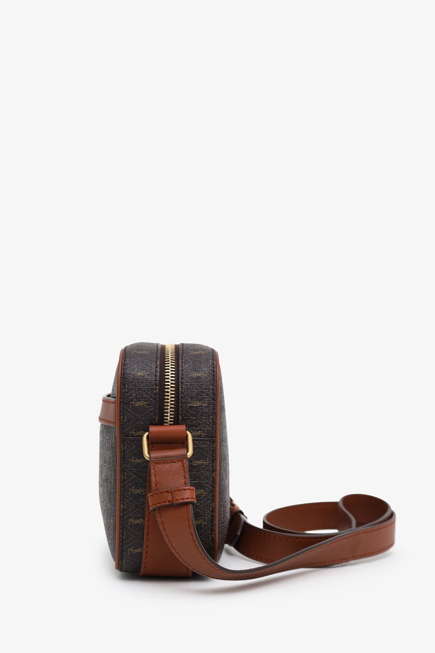 Saint Laurent Brown Le Monogramme Camera Bag
