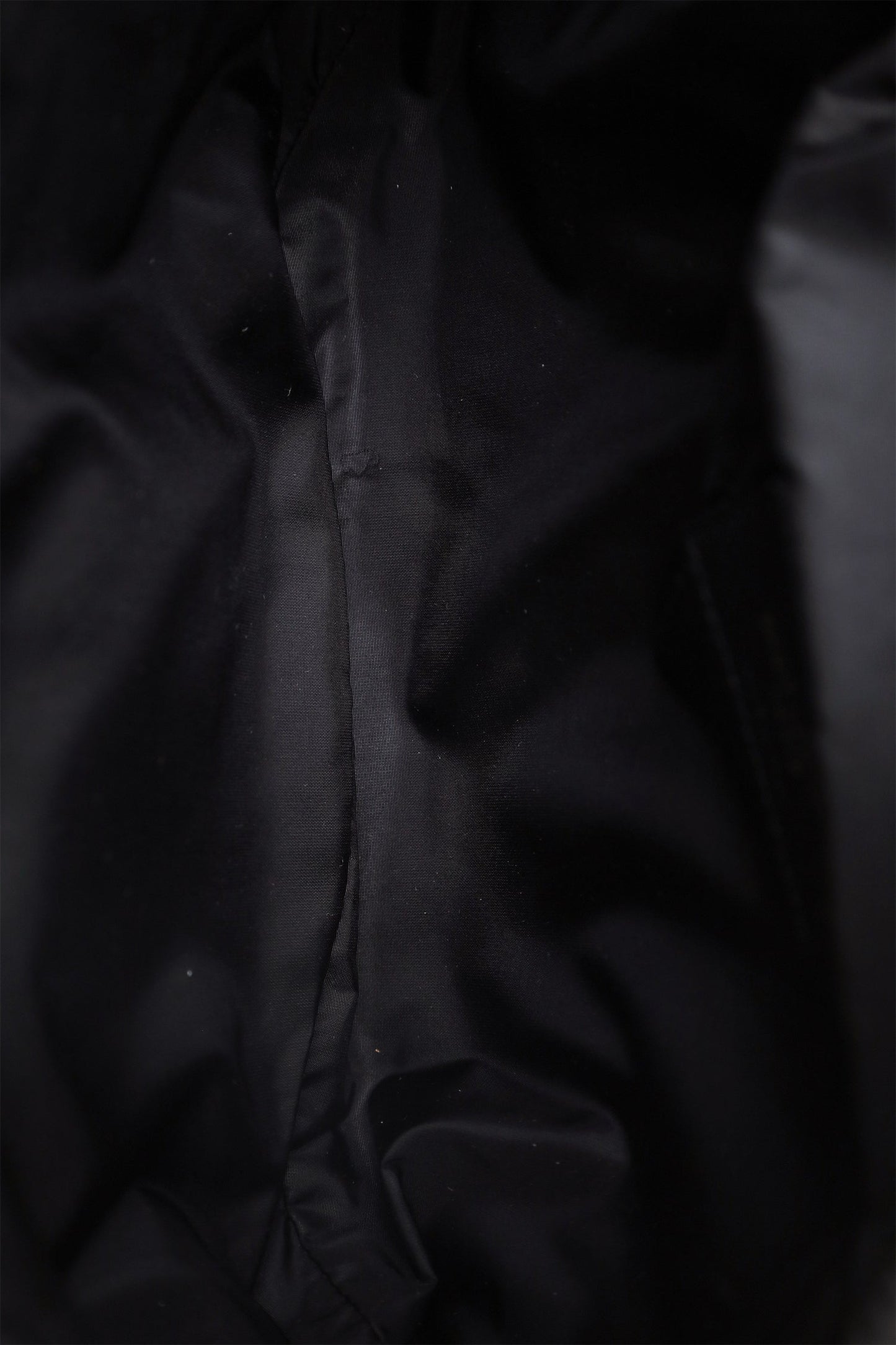 Saint Laurent Black Nylon Quilted Ysl Nuxx Bag