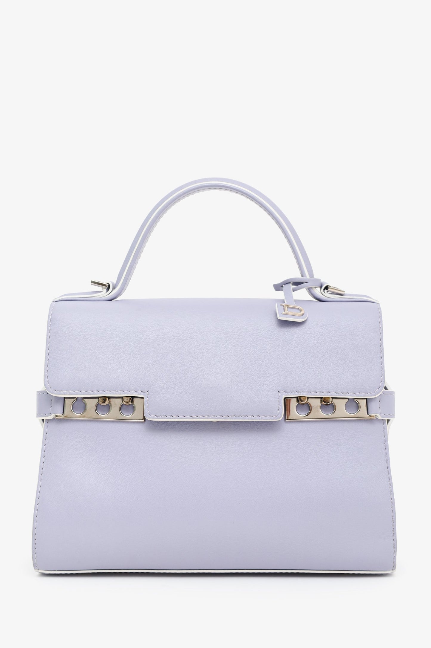 Delvaux Lavender Leather Mini Tempete With Strap