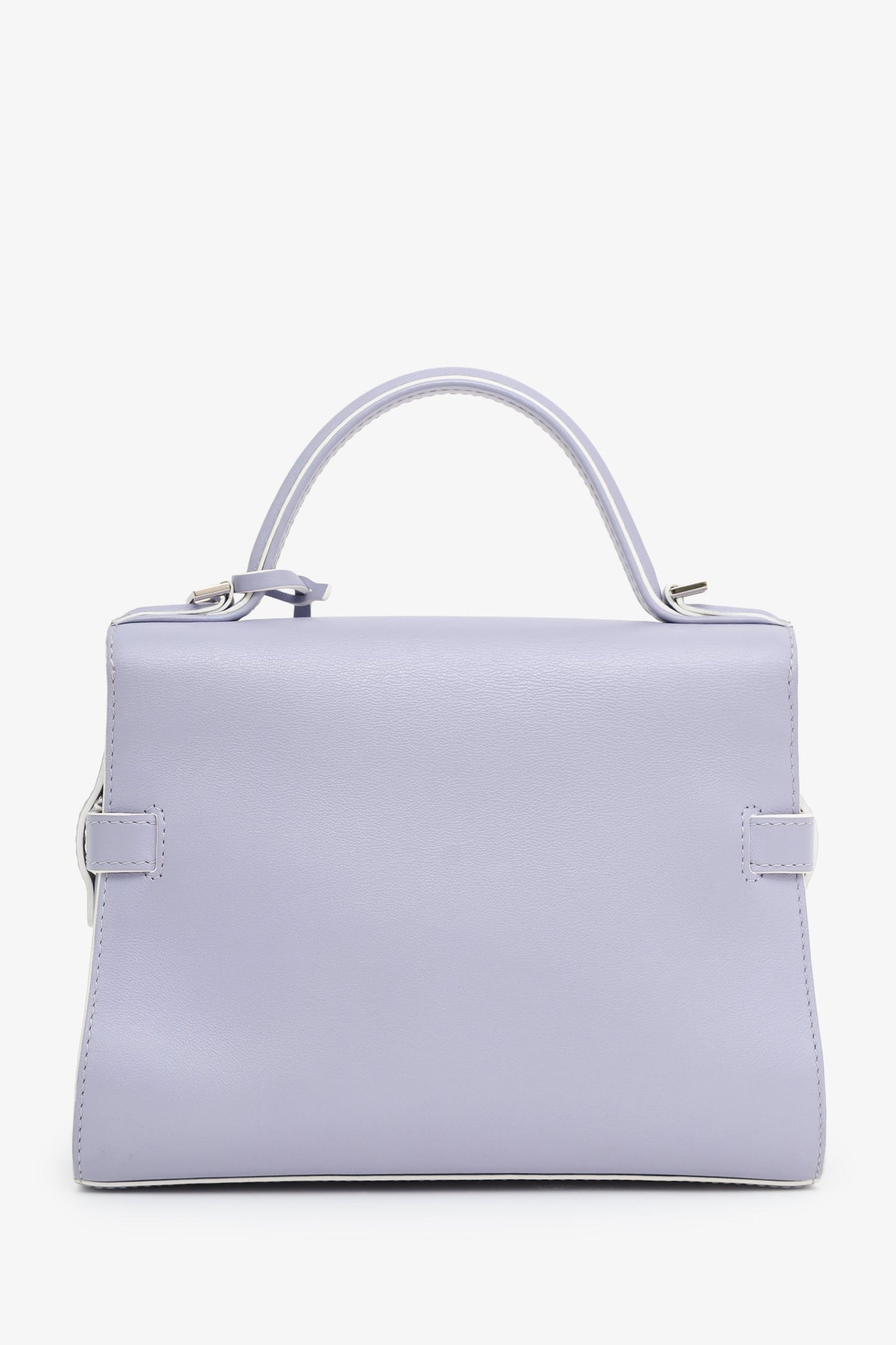Delvaux Lavender Leather Mini Tempete With Strap