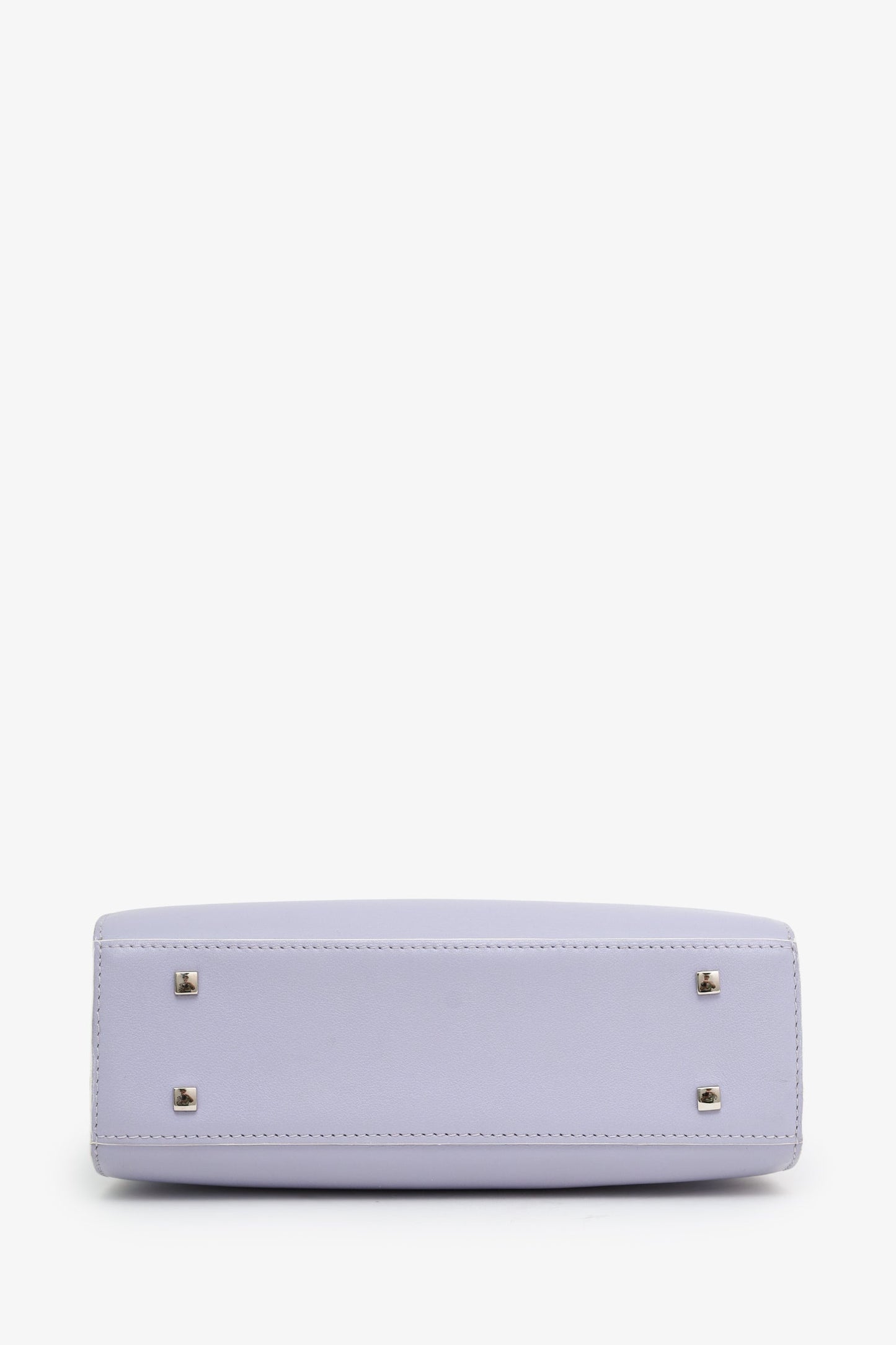 Delvaux Lavender Leather Mini Tempete With Strap