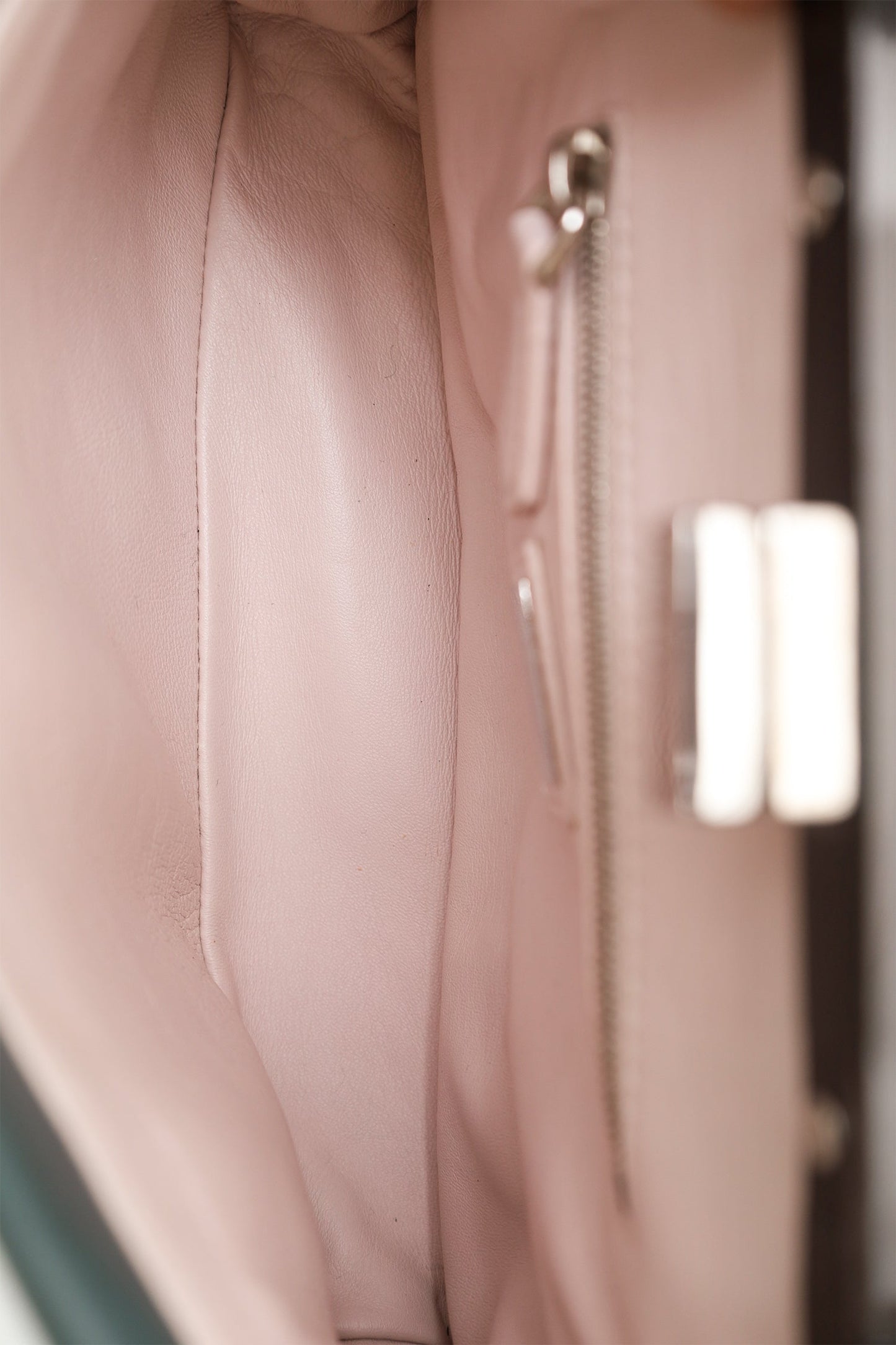 Fendi Teal/Brown Leather Mini Peekaboo With Strap