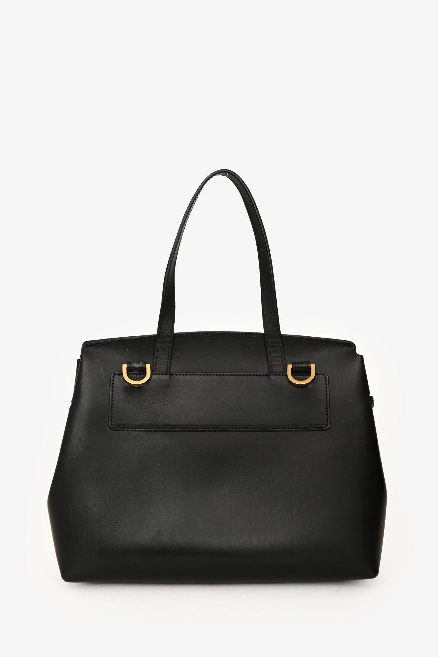 Mansur Gavriel Black Leather Shoulder Bag
