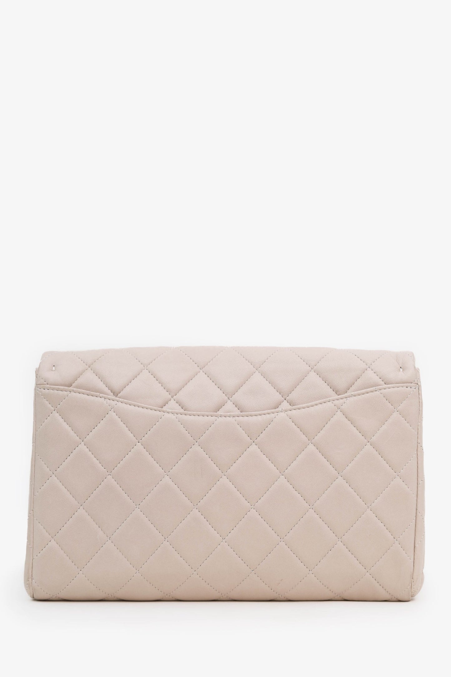 Chanel™ Pink Quilted Lambskin Clutch on Chain