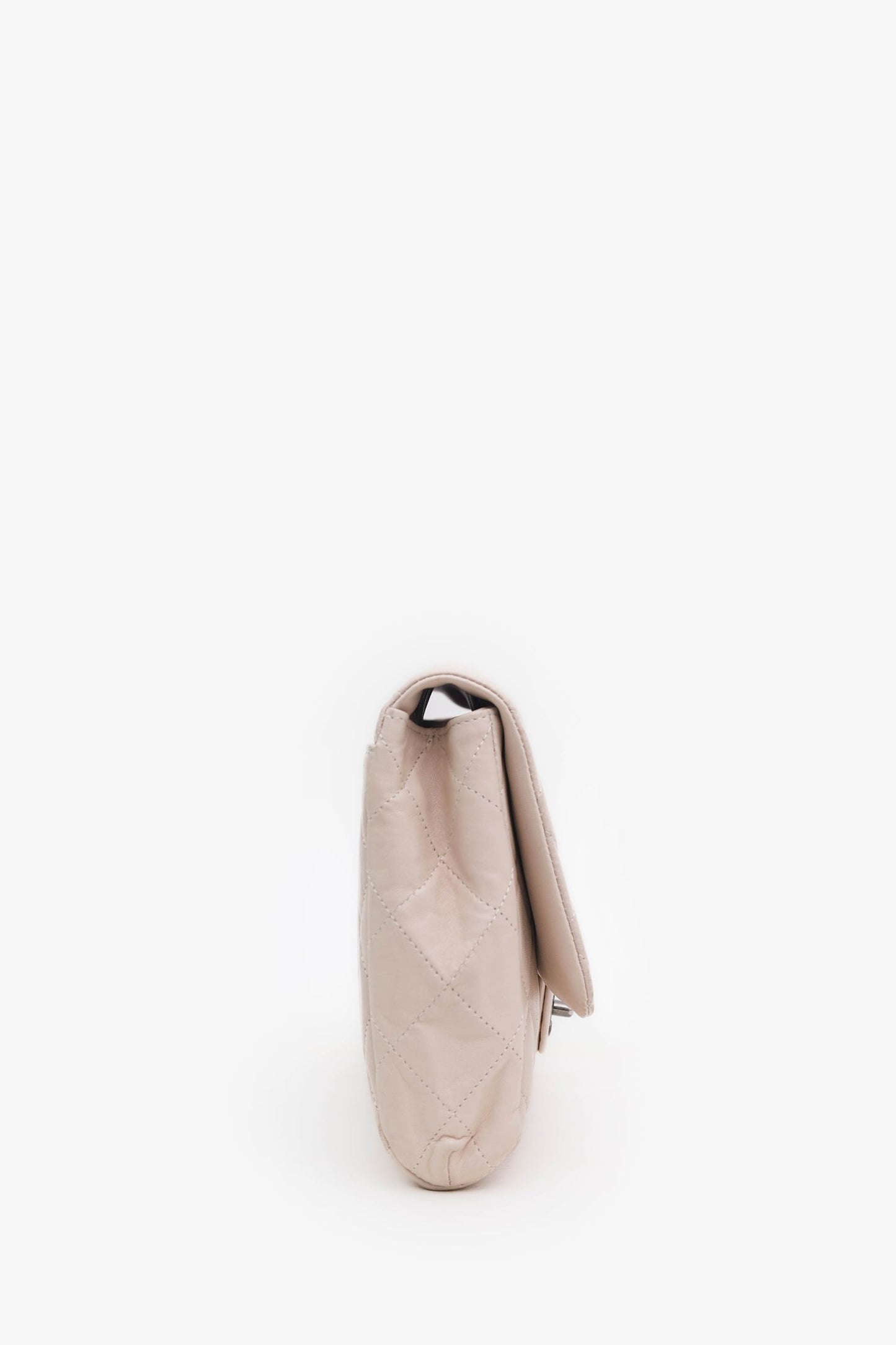 Chanel™ Pink Quilted Lambskin Clutch on Chain