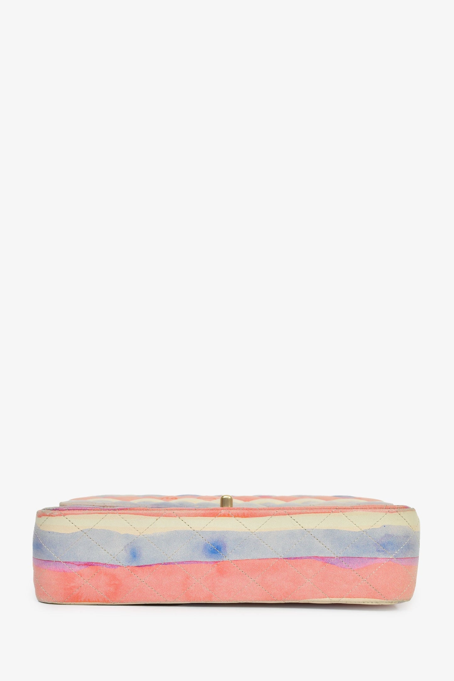 Chanel™ 2009/10 Pink/Multicolour Lambskin Watercolour Medium Double Flap