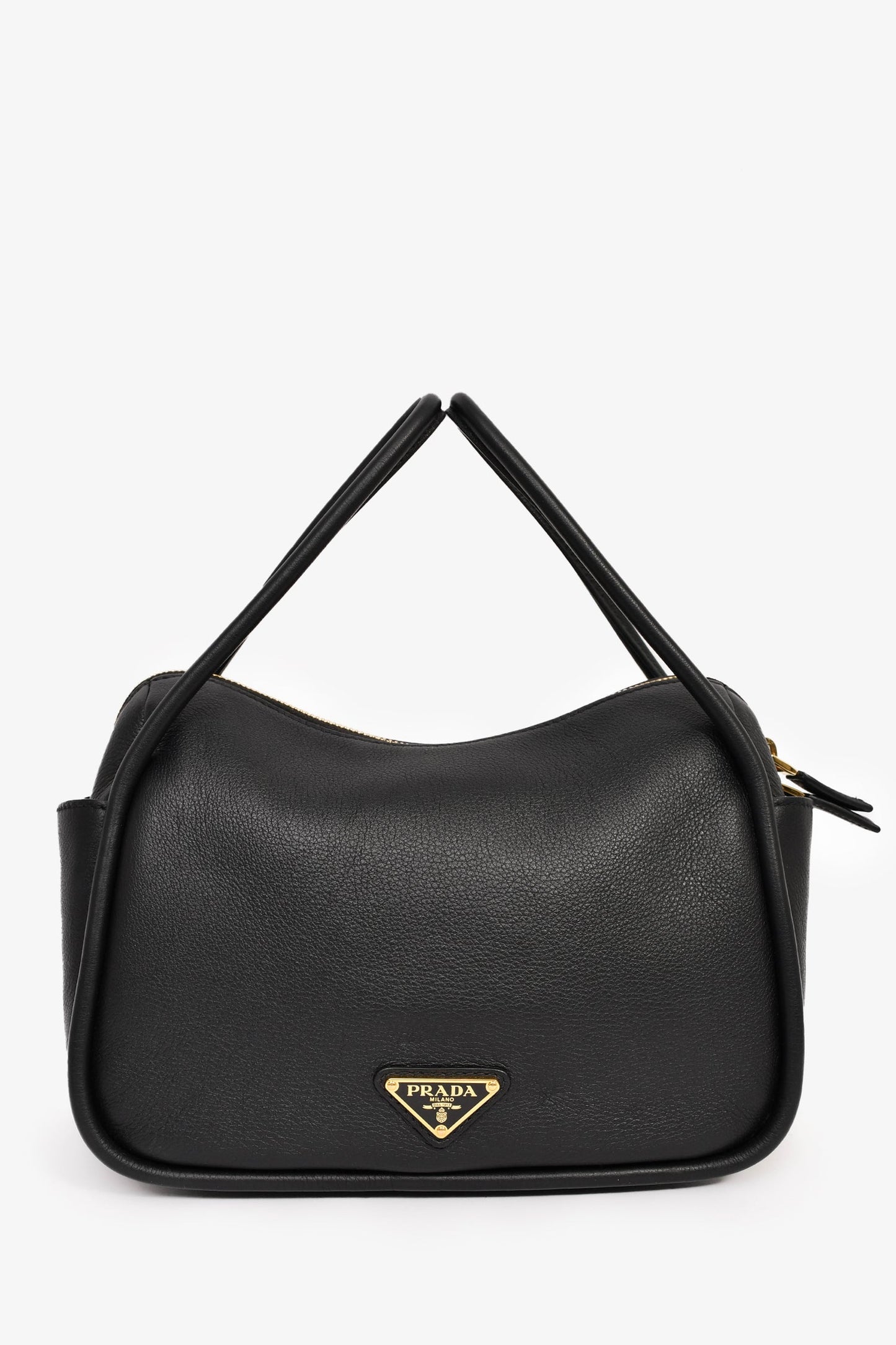 Prada 2024 Black Leather Darling Handbag