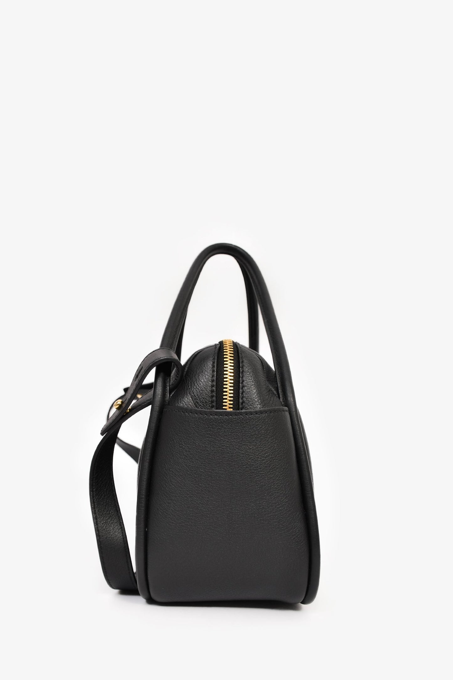 Prada 2024 Black Leather Darling Handbag