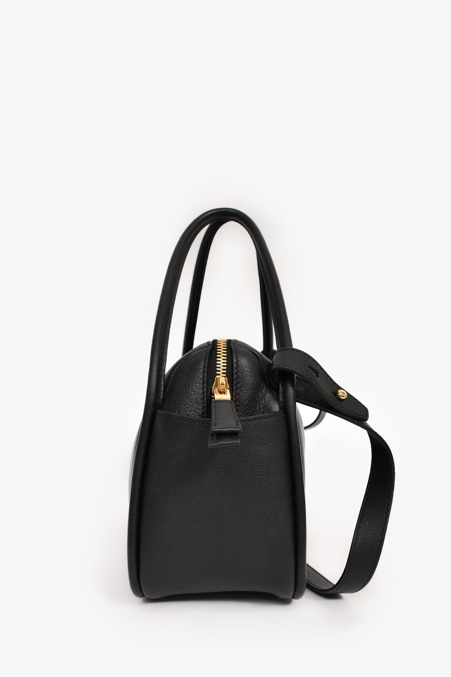 Prada 2024 Black Leather Darling Handbag