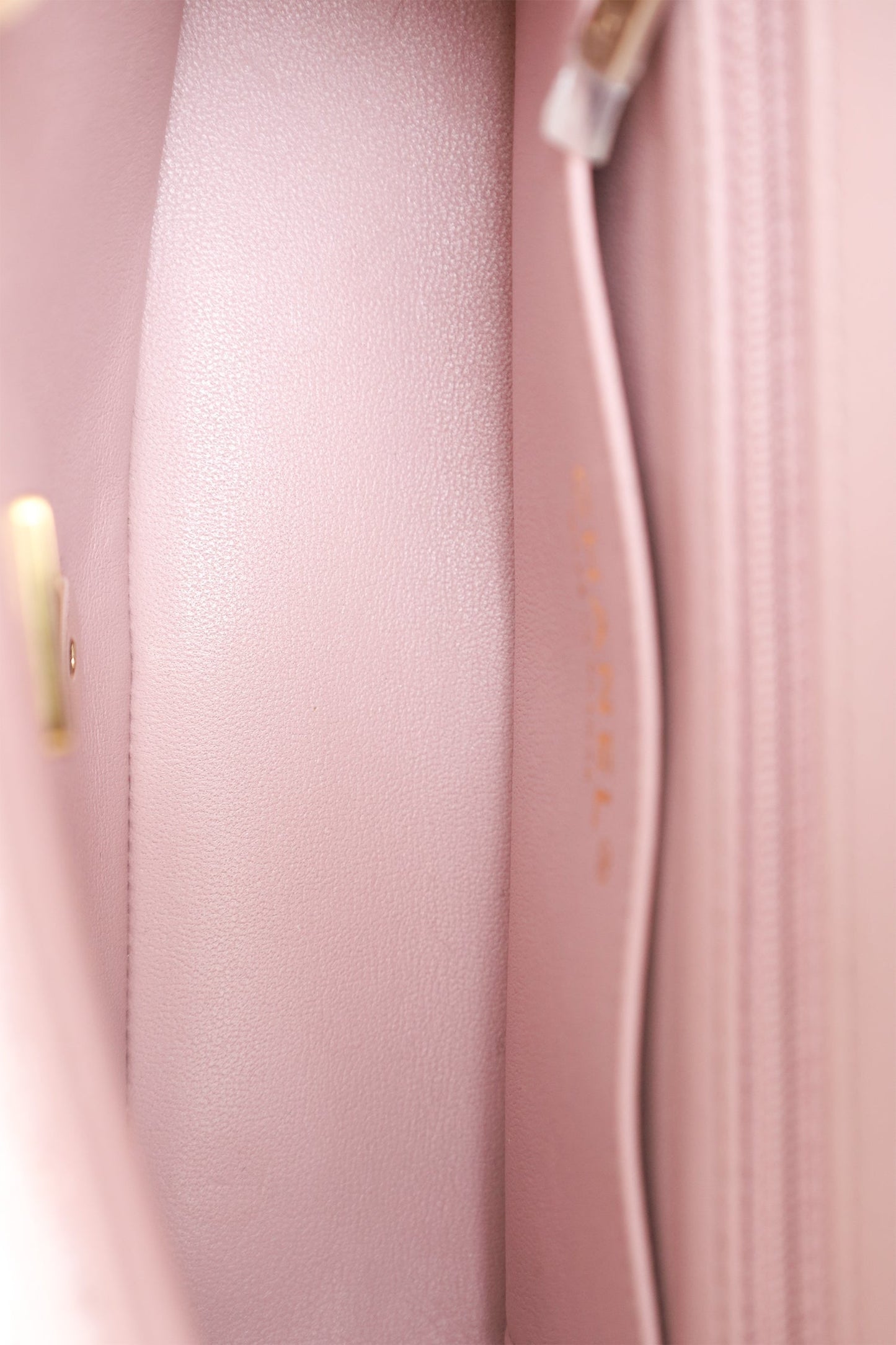 Chanel™ Pink Tweed Quilted Mini Rectangular Flap Bag