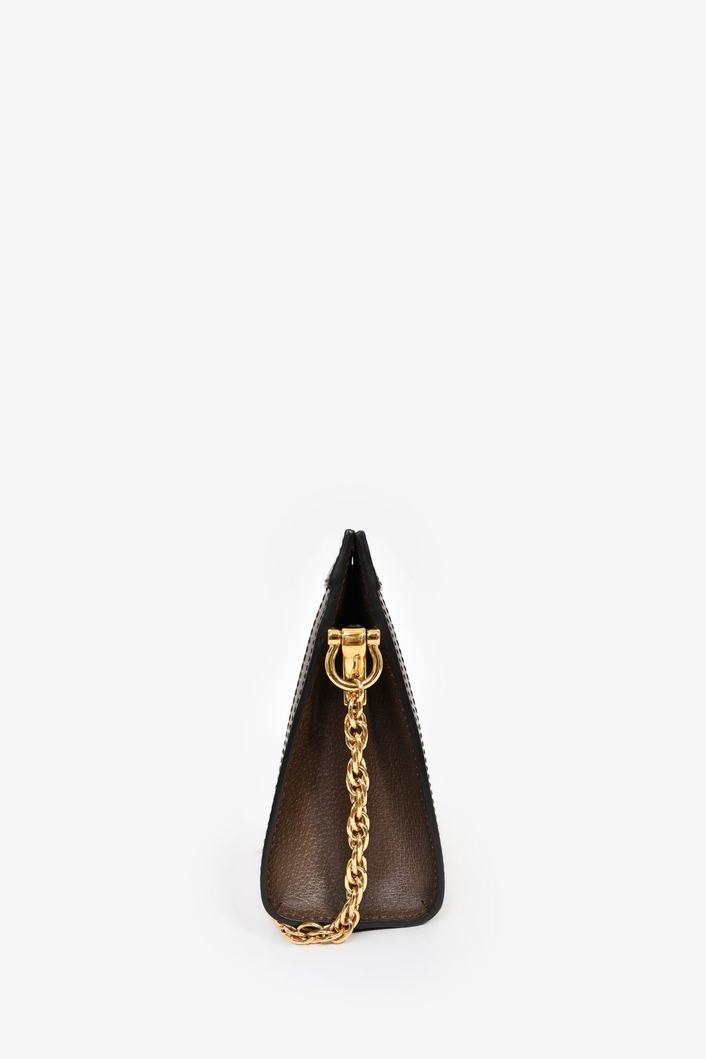 Gucci Brown Canvas/Leather GG Monogram Web 'Ophidia' Medium Crossbody
