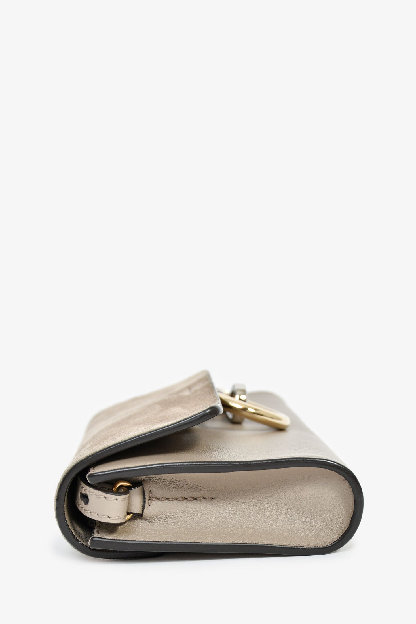 Chloé Taupe Leather/Suede 'Faye' Crossbody Bag