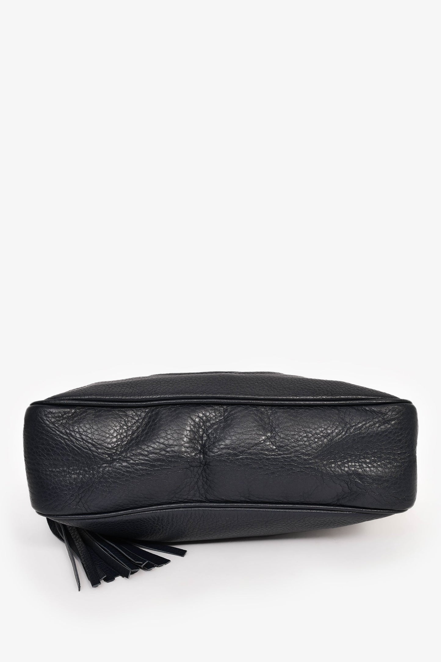 Gucci Navy Leather GG 'Soho' Camera Shoulder Bag
