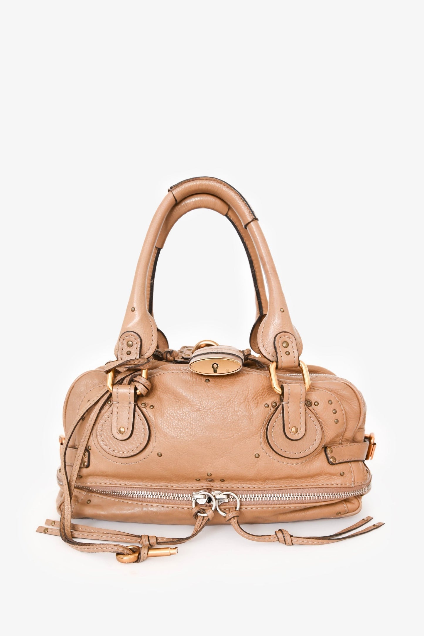 Chloe 2006 Vintage Brown Leather 'Paddington' Shoulder Bag