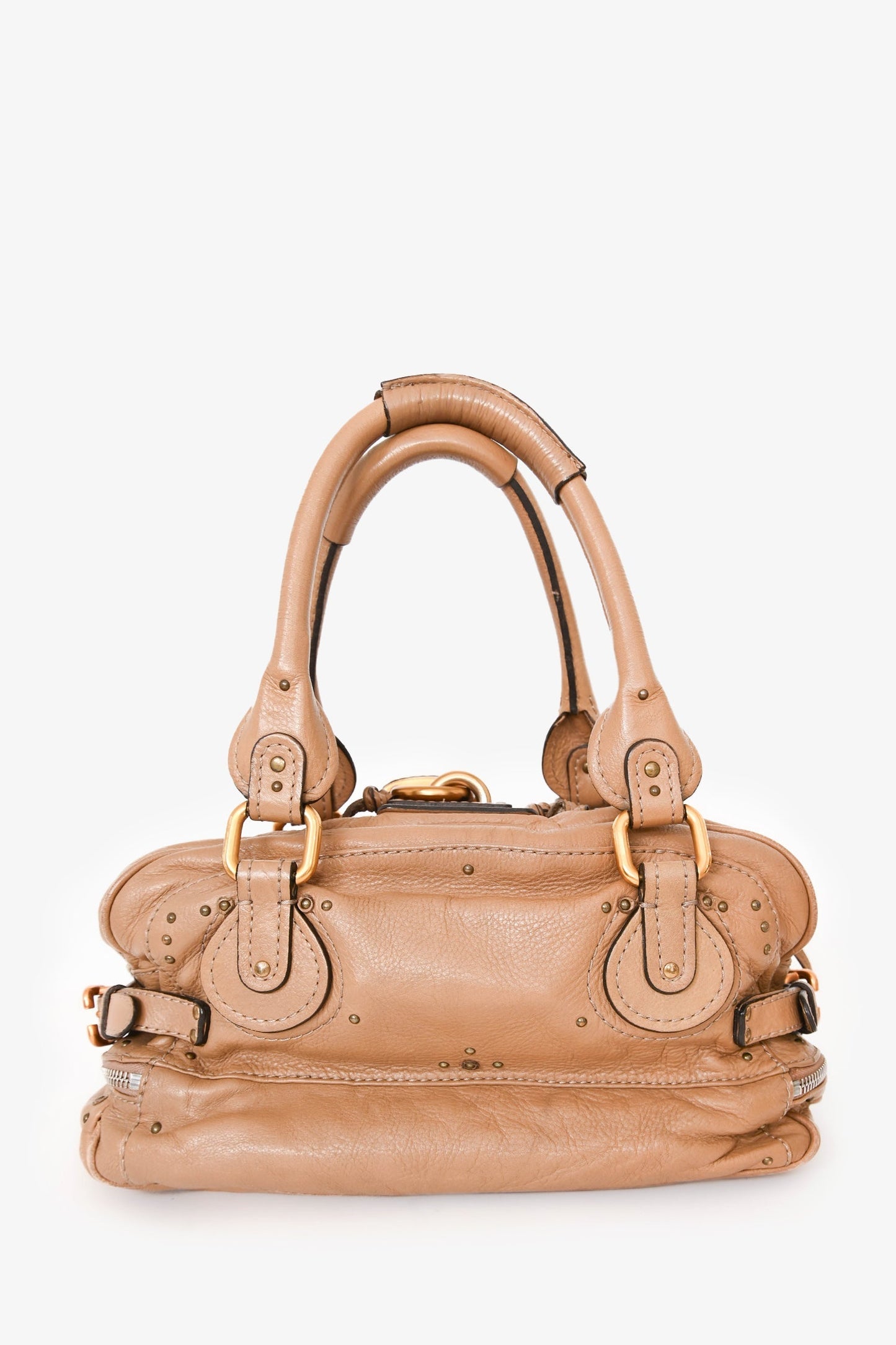 Chloe 2006 Vintage Brown Leather 'Paddington' Shoulder Bag