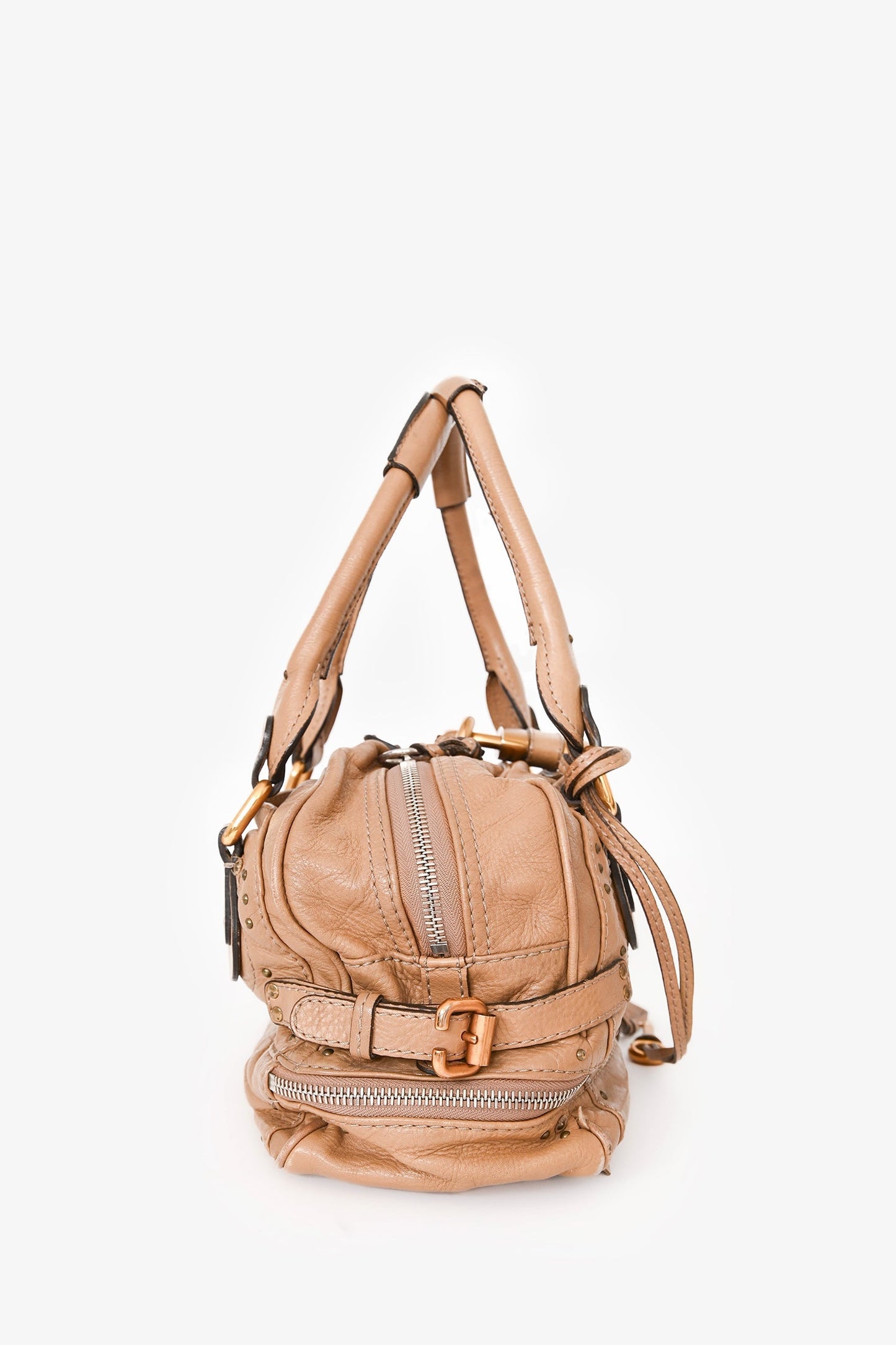 Chloe 2006 Vintage Brown Leather 'Paddington' Shoulder Bag
